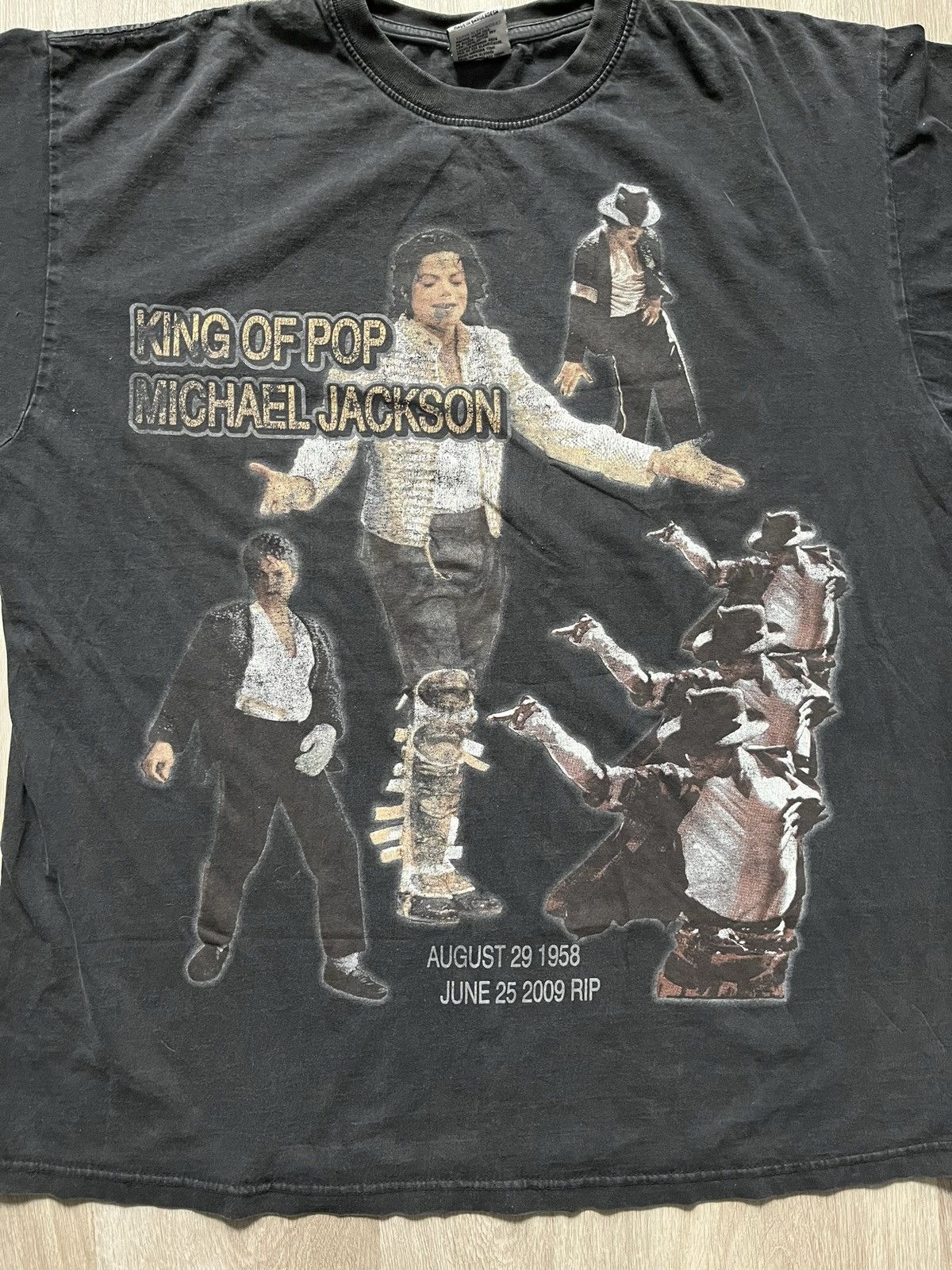 Vintage 2009 Michael Jackson Tribute Shirt Size US XXL / EU 58 / 5 - 4 Thumbnail