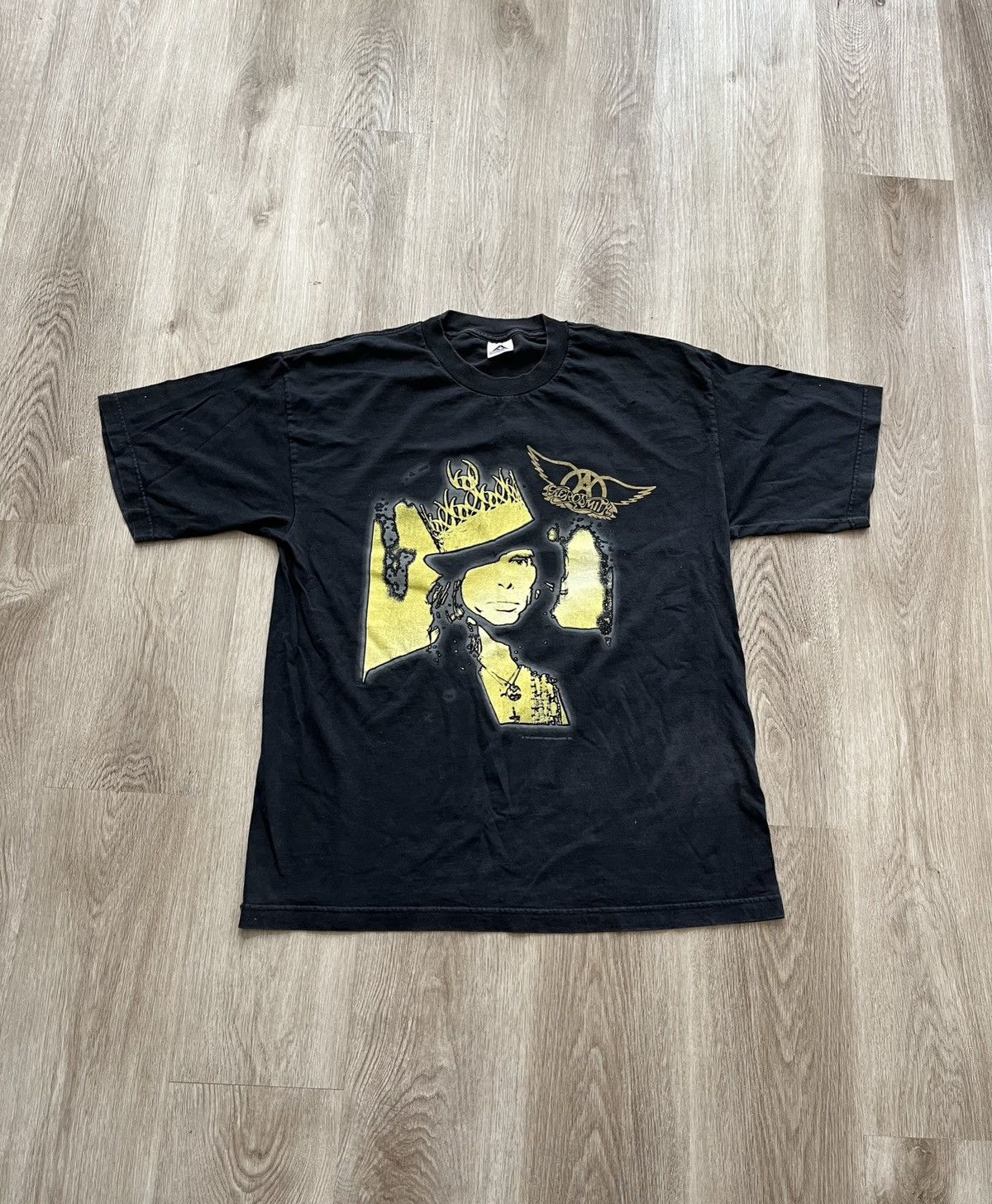 Vintage Vintage 1997 Aerosmith Nine lives tour t shirt Size US XL / EU 56 / 4 - 1 Thumbnail