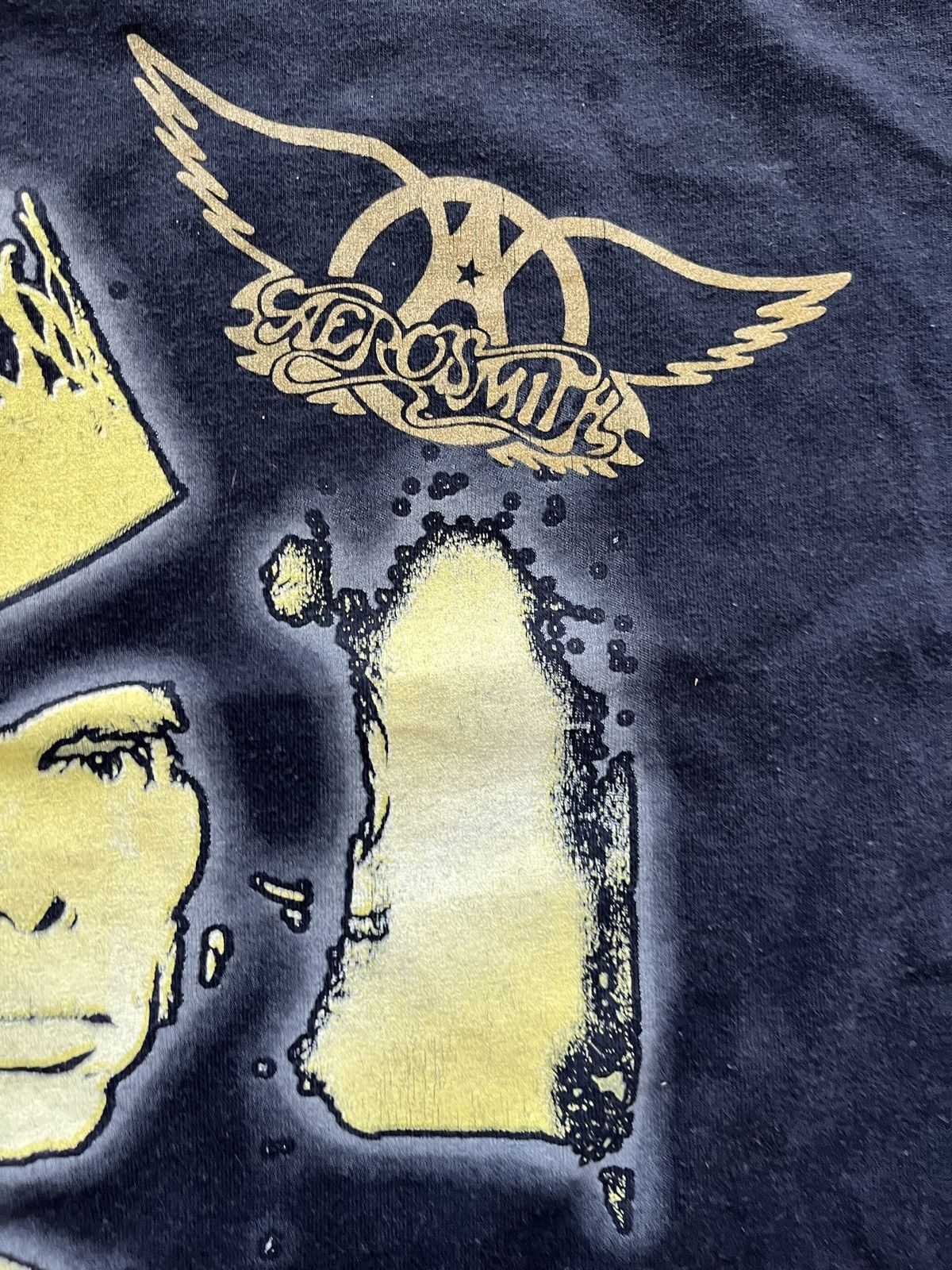 Vintage Vintage 1997 Aerosmith Nine lives tour t shirt Size US XL / EU 56 / 4 - 9 Thumbnail