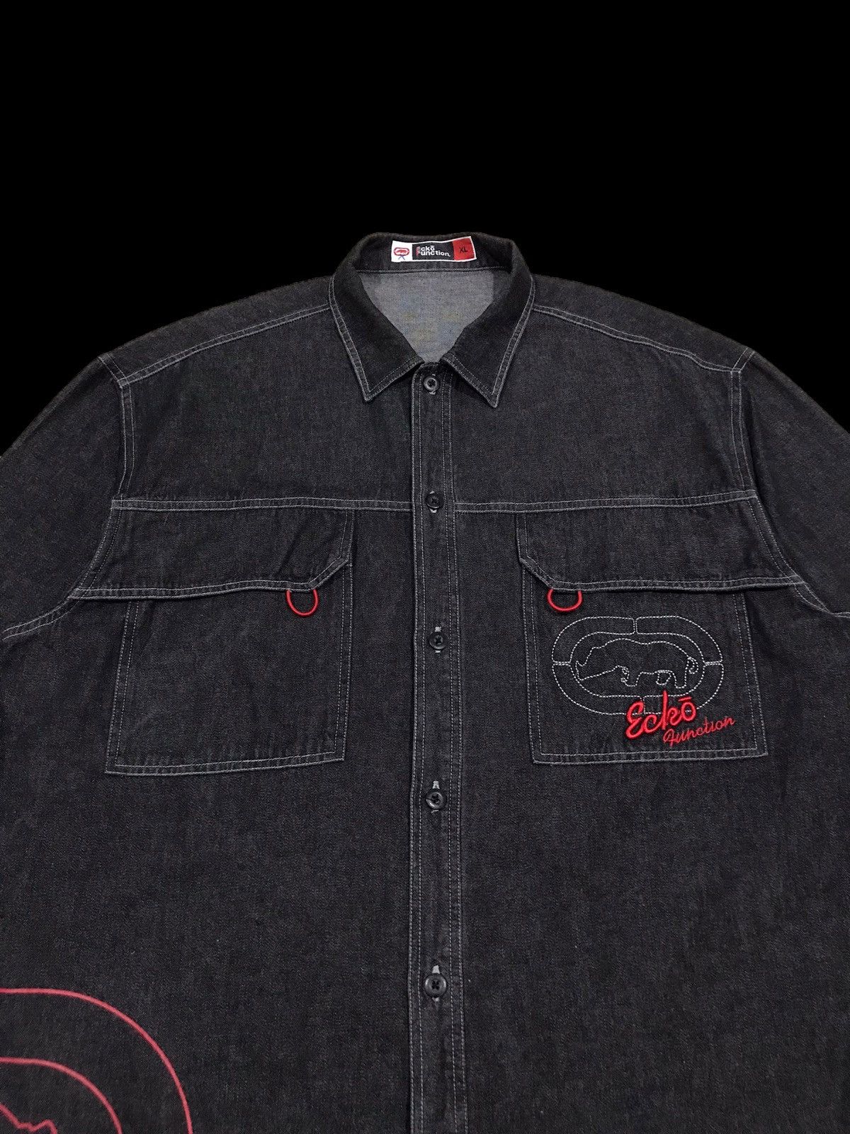 Ecko Unltd. Ecko Function 72 Denim Shirt Jacket Size US XL / EU 56 / 4 - 5 Thumbnail