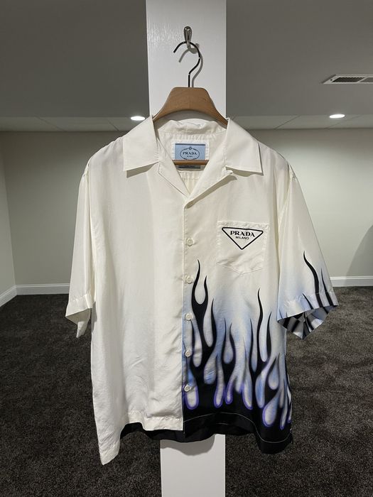 Shirts, Prada Bowling Shirt