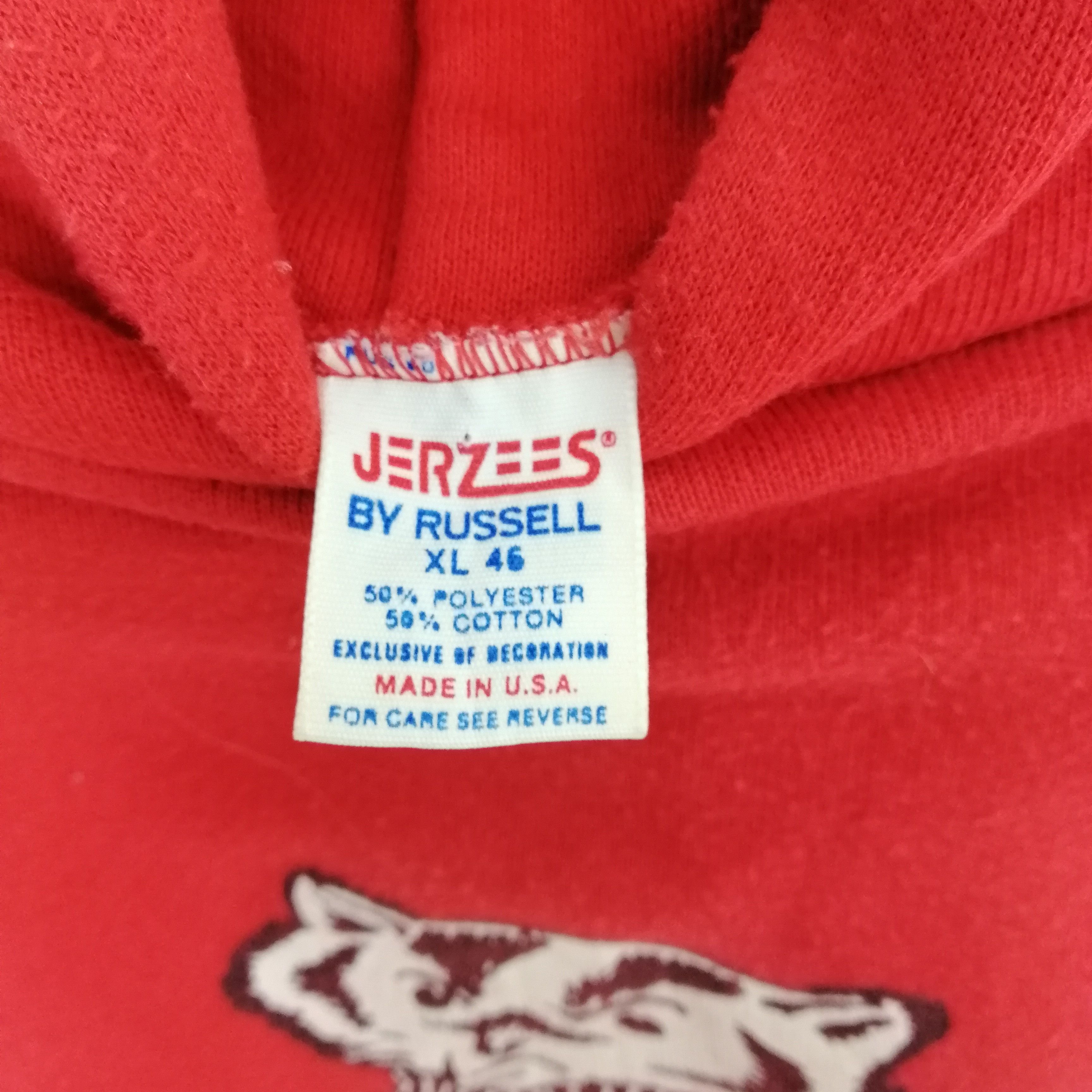 Vintage 🔥Vintage 80s Wisconsin University hoodie sweatshirt Size US XL / EU 56 / 4 - 5 Thumbnail