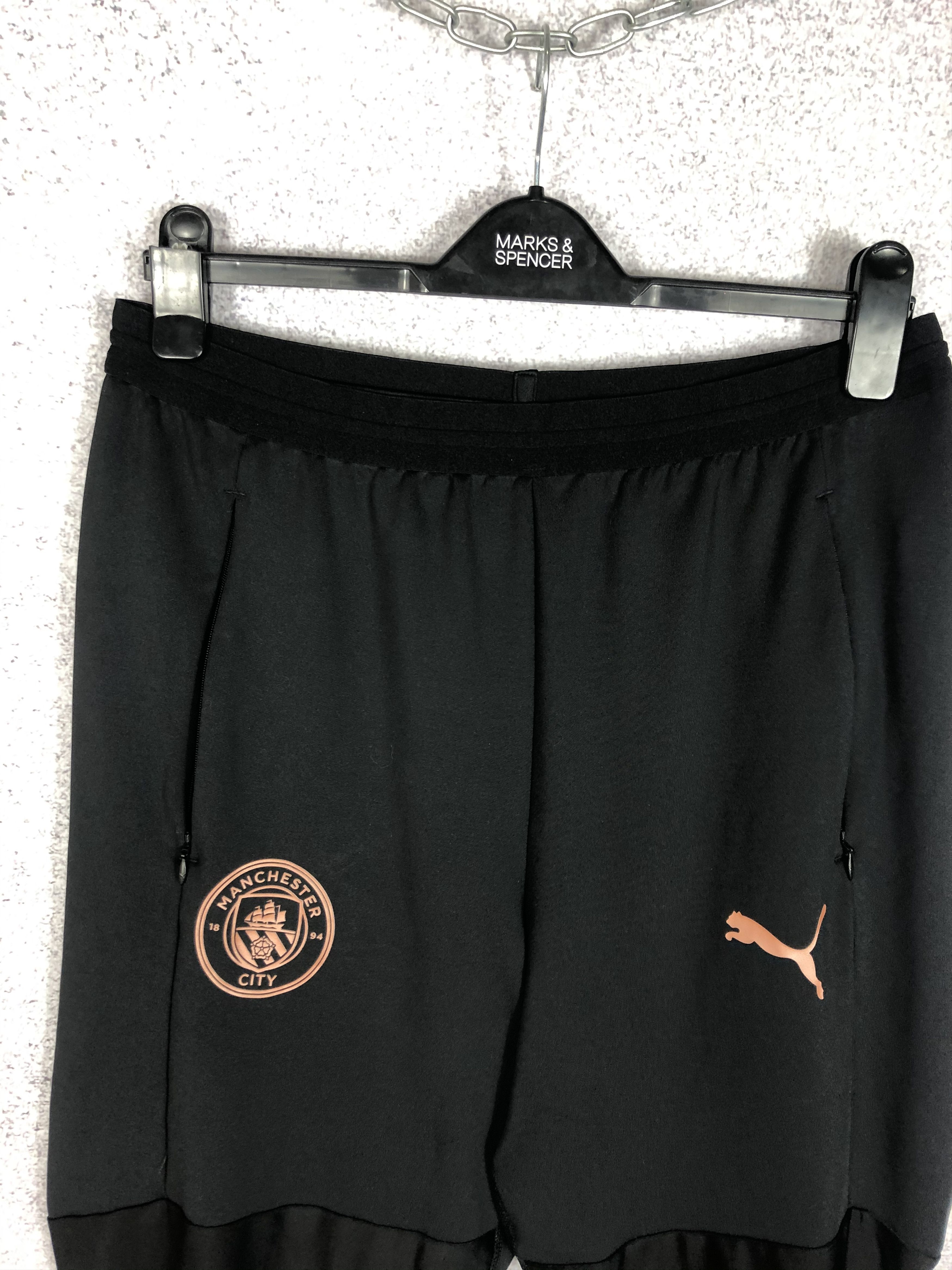 Puma FC Manchester City Puma Training Drill Pants Size US 32 / EU 48 - 2 Thumbnail