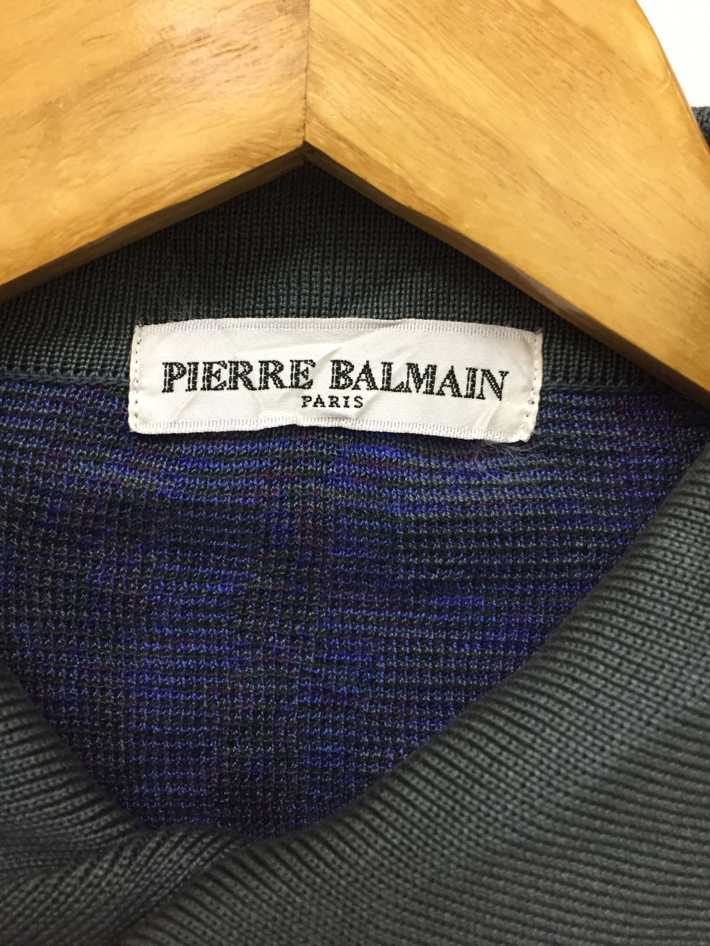 Balmain × Pierre Balmain 90's BALMAIN Googi Abstract Knit Size US L / EU 52-54 / 3 - 8 Thumbnail