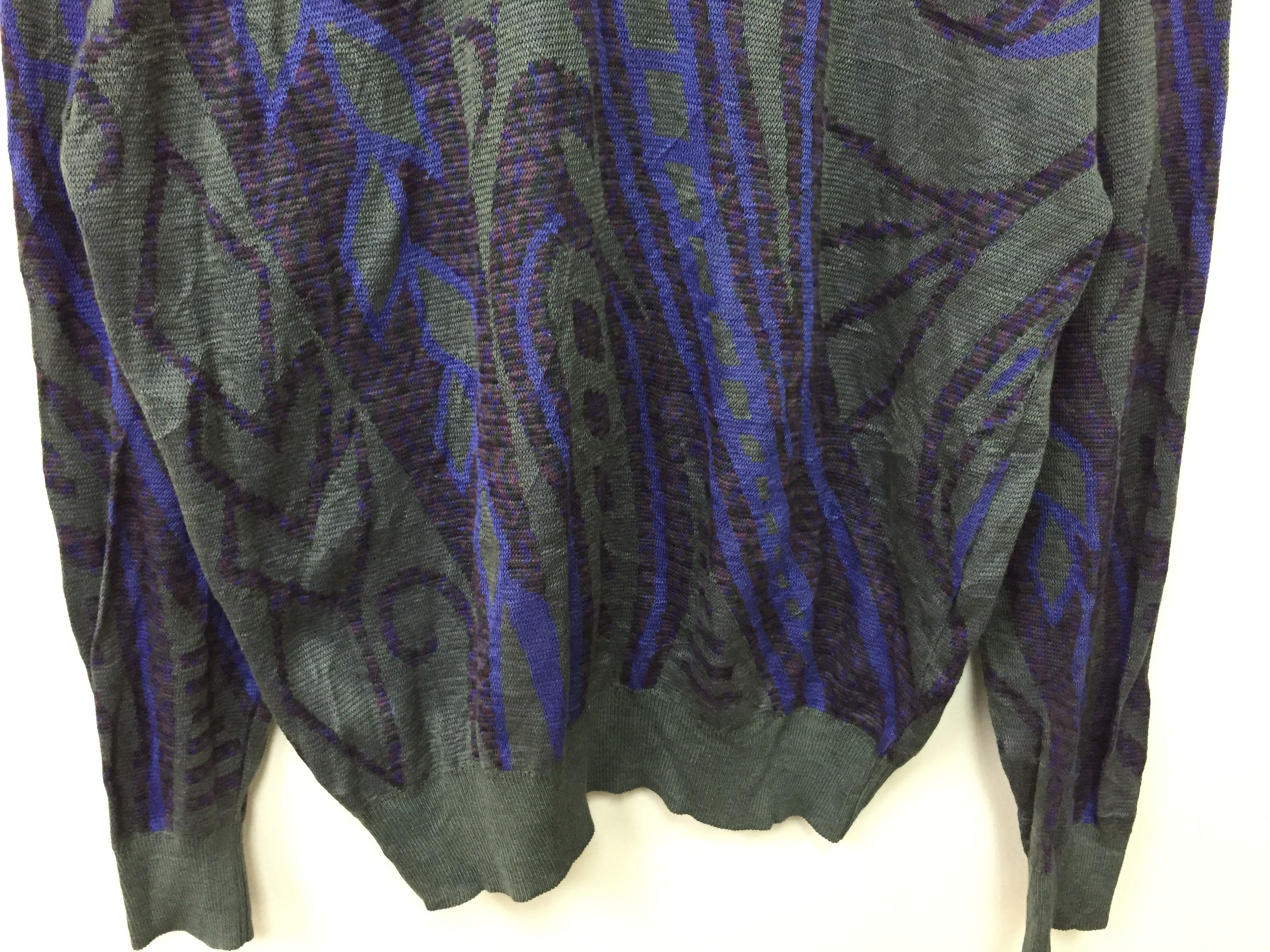 Balmain × Pierre Balmain 90's BALMAIN Googi Abstract Knit Size US L / EU 52-54 / 3 - 4 Thumbnail