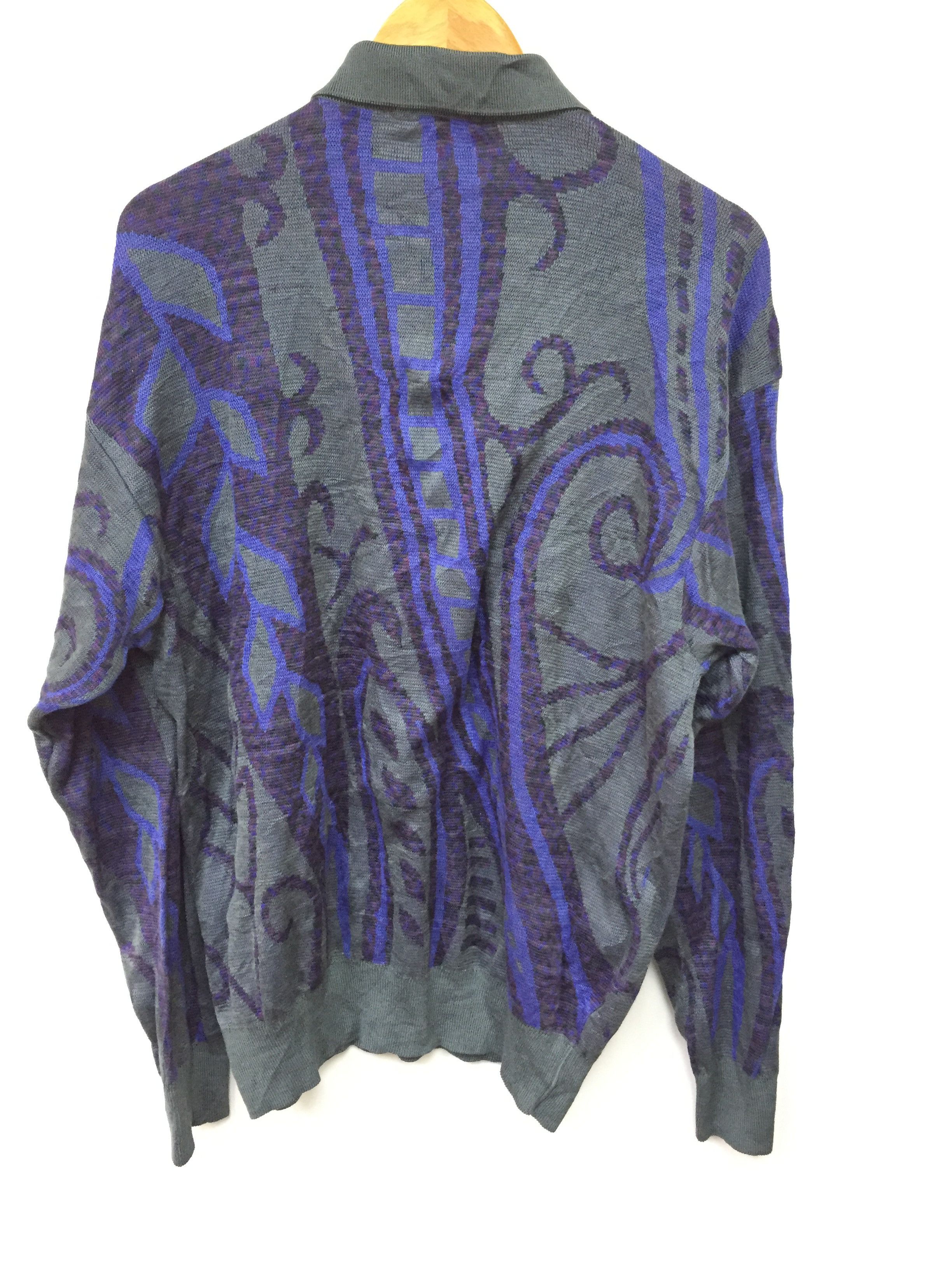 Balmain × Pierre Balmain 90's BALMAIN Googi Abstract Knit Size US L / EU 52-54 / 3 - 7 Thumbnail