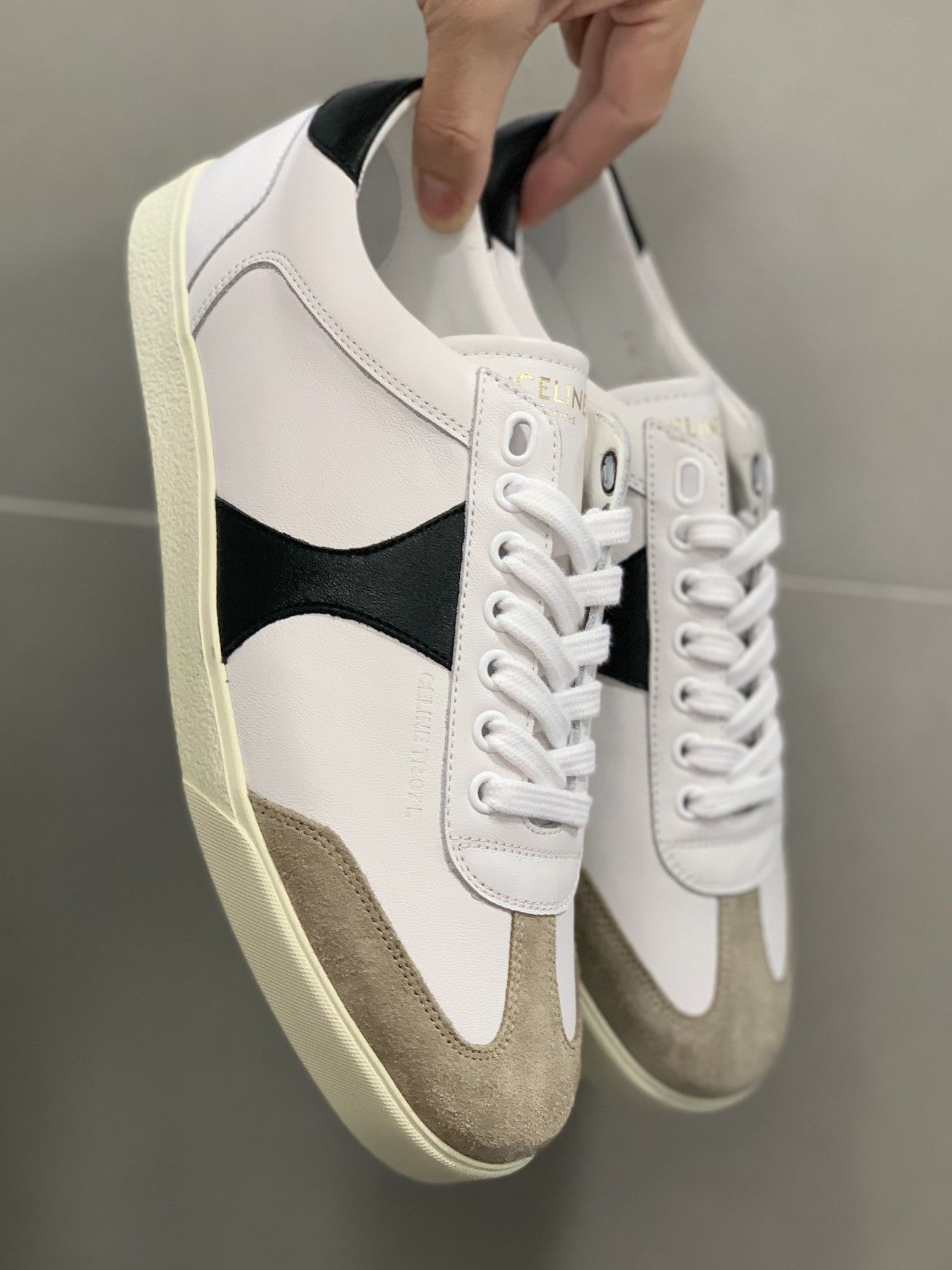Celine × Hedi Slimane FW20 Triomphe “VOTC B01” Sneakers Sz40 Size US 7 / EU 40 - 1 Thumbnail