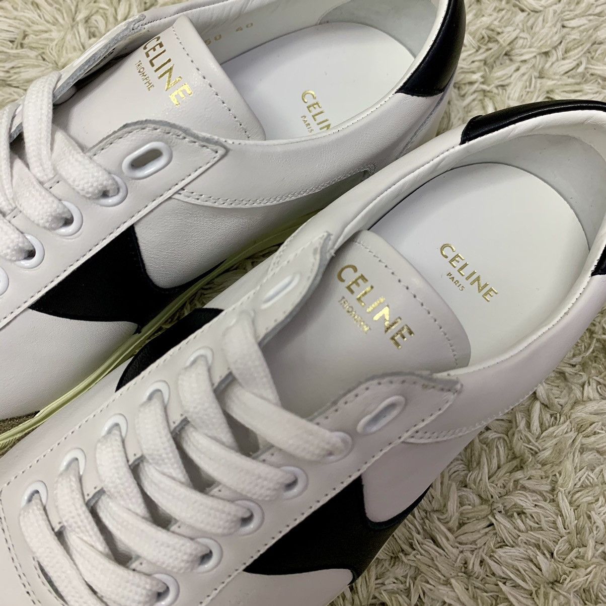 Celine × Hedi Slimane FW20 Triomphe “VOTC B01” Sneakers Sz40 Size US 7 / EU 40 - 5 Thumbnail
