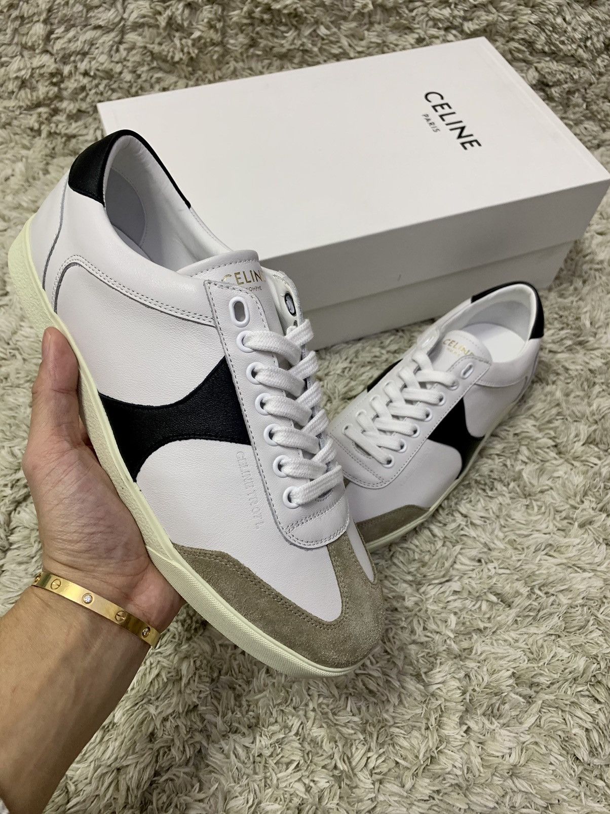 Celine × Hedi Slimane FW20 Triomphe “VOTC B01” Sneakers Sz40 Size US 7 / EU 40 - 2 Thumbnail