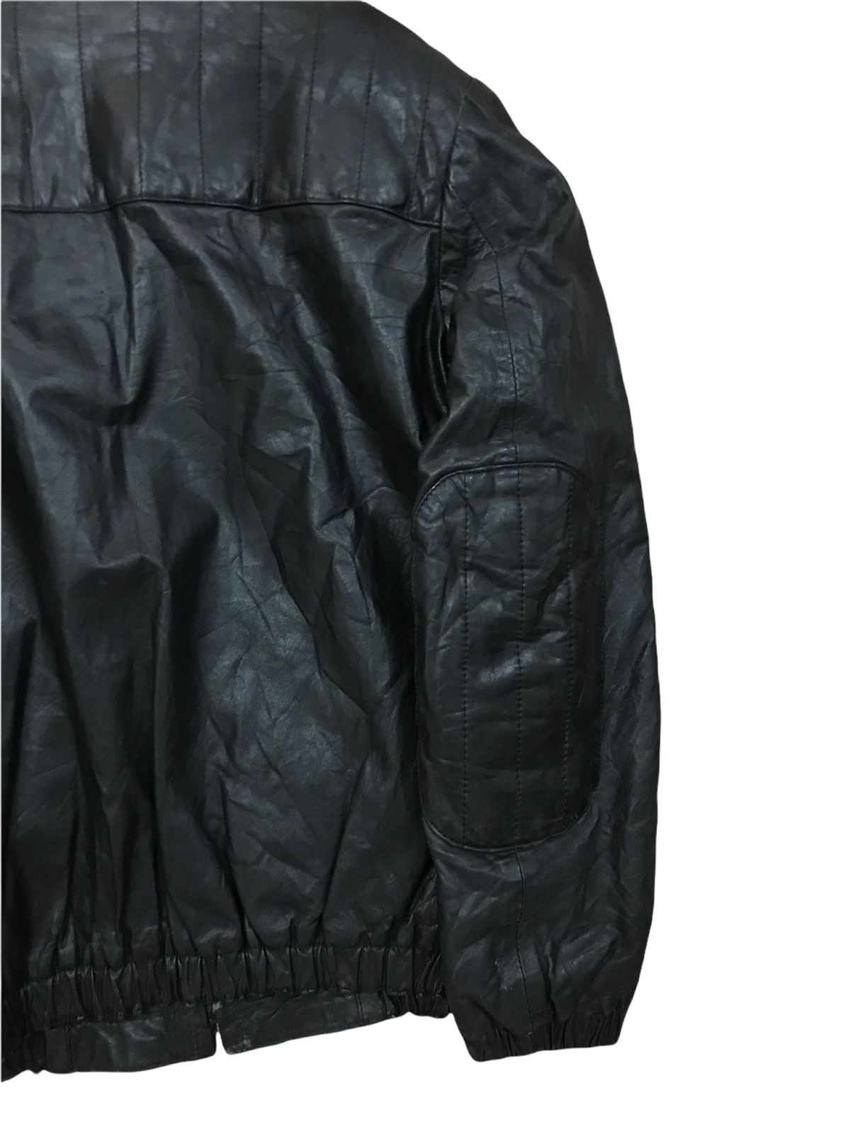 Japanese Brand × Leather × Vintage Made in Japan Cow Hide Leather Bikers Cafe Racer Jacket Size US S / EU 44-46 / 1 - 6 Thumbnail