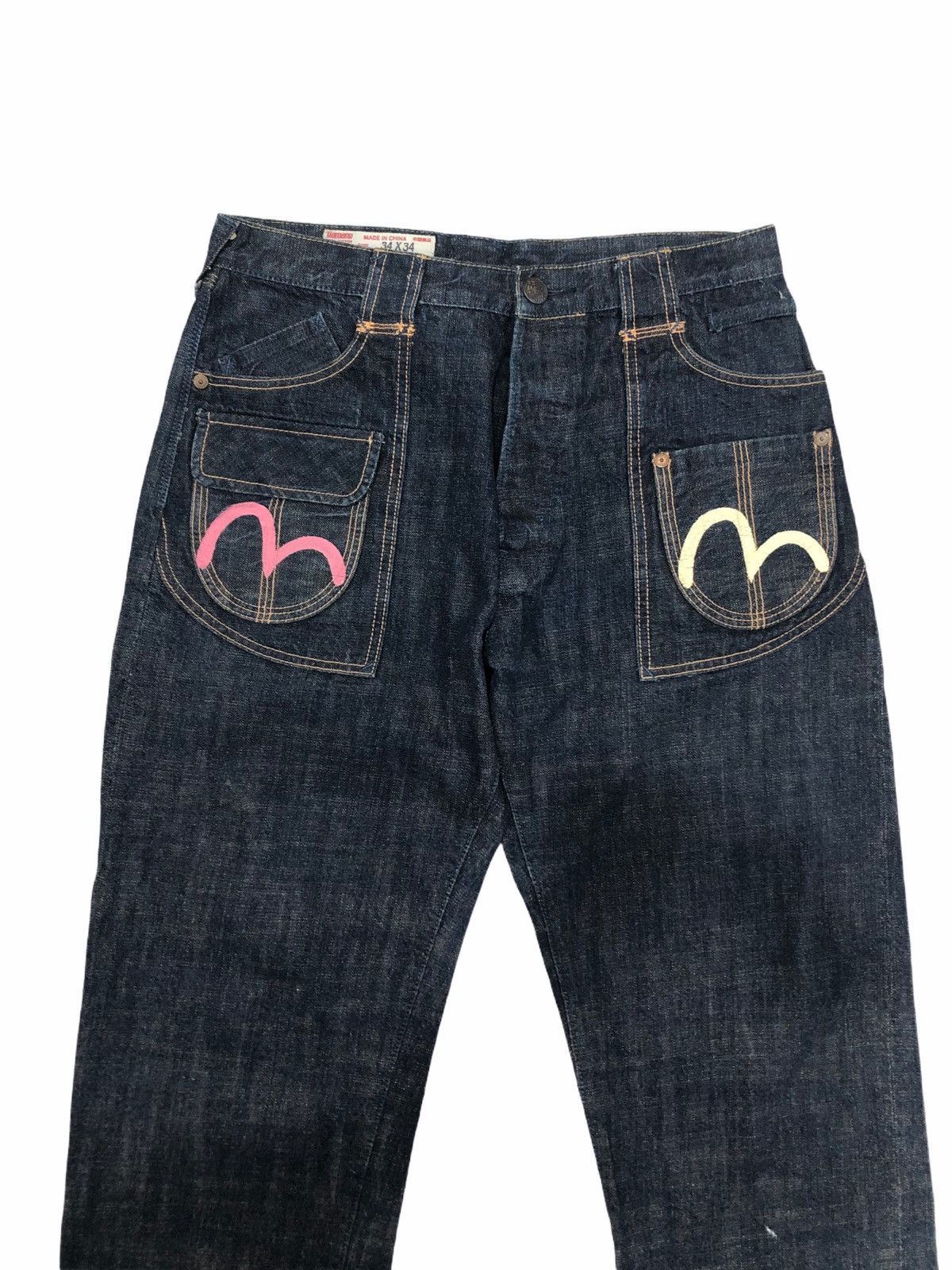 Evisu Evisu Yamane Selvedge Multi Pocket Denim Jeans Trouser Pants Size US 32 / EU 48 - 5 Thumbnail