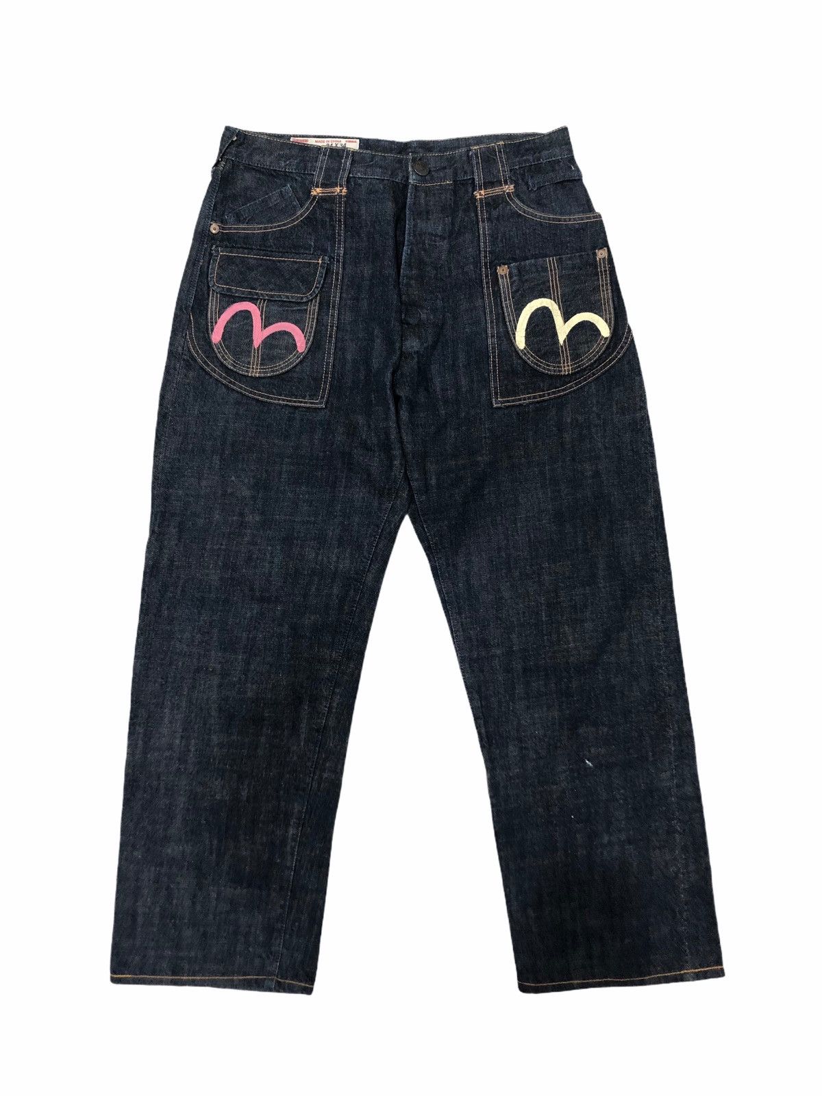 Evisu Evisu Yamane Selvedge Multi Pocket Denim Jeans Trouser Pants Size US 32 / EU 48 - 2 Thumbnail