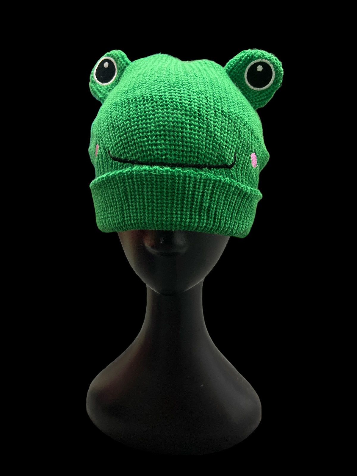 Japanese Brand EAGLE HORN GREEN BEANIE CDG STYLE Size ONE SIZE - 1 Thumbnail