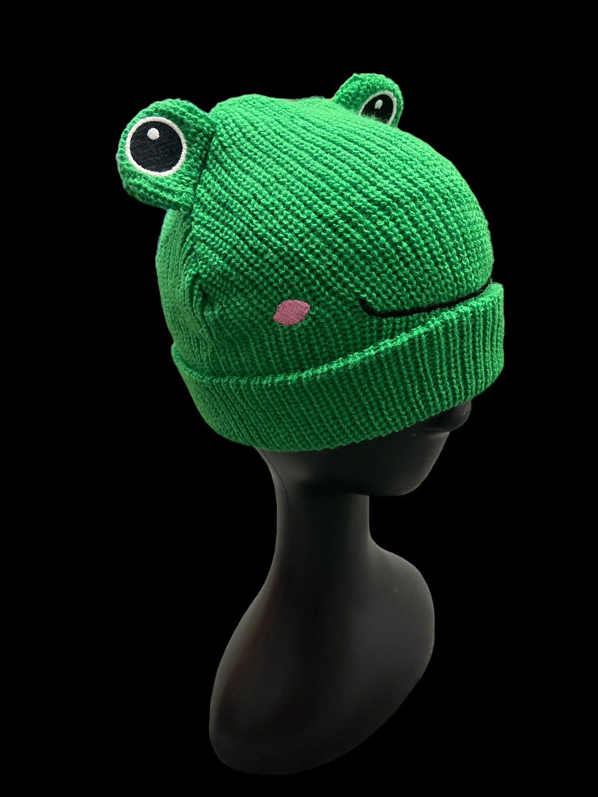 Japanese Brand EAGLE HORN GREEN BEANIE CDG STYLE Size ONE SIZE - 3 Thumbnail