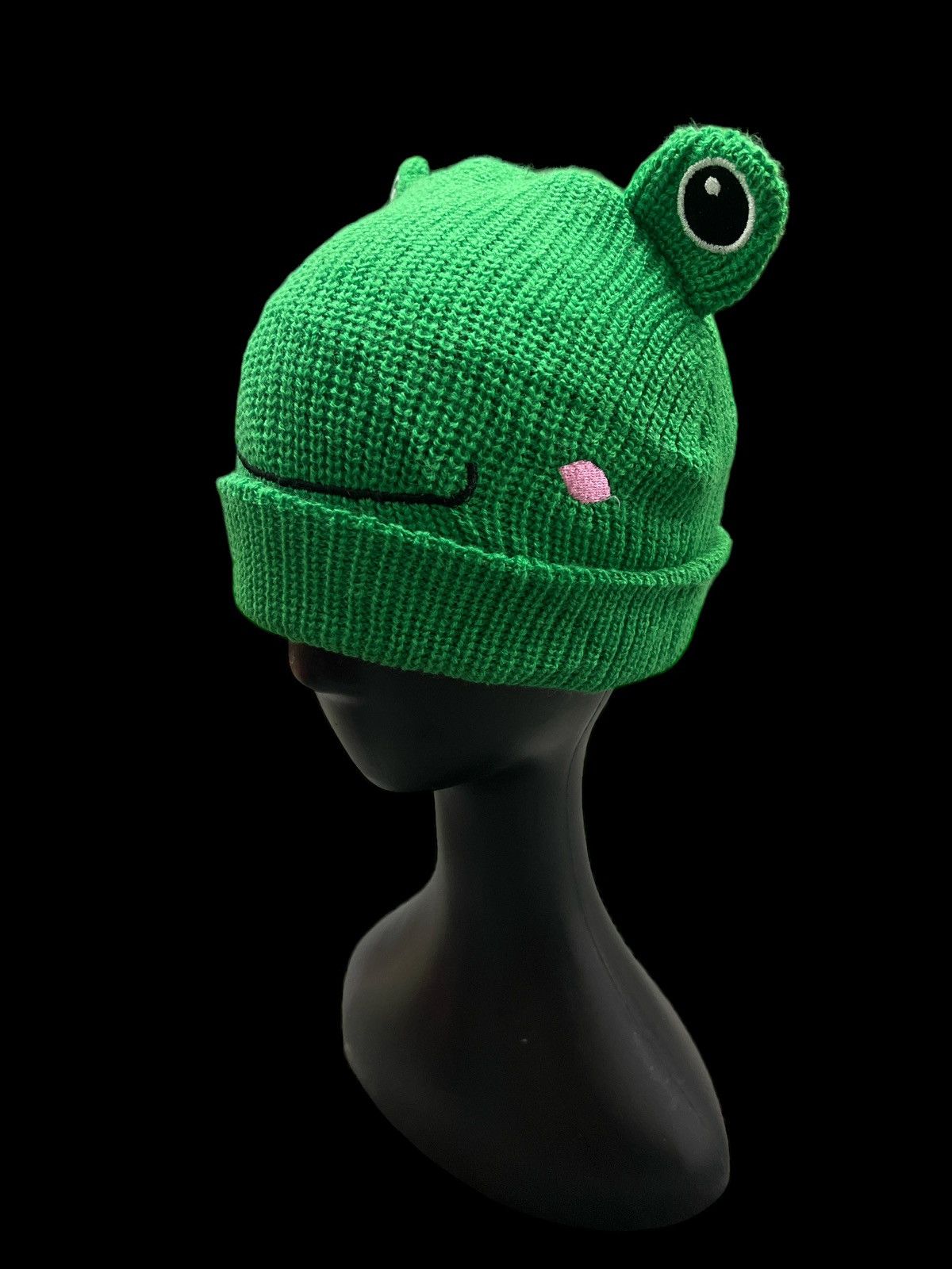 Japanese Brand EAGLE HORN GREEN BEANIE CDG STYLE Size ONE SIZE - 2 Thumbnail