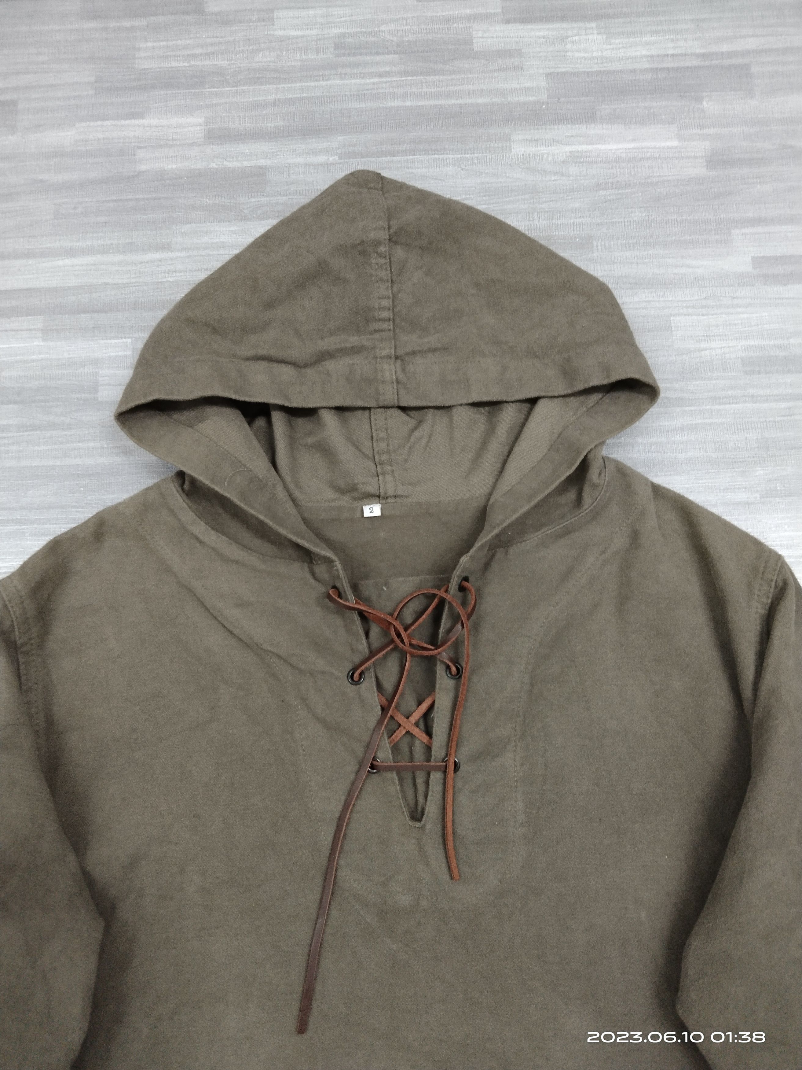 Vintage Vintage ARMEN France Workwear Cotton Canvas Smock Jacket Size US M / EU 48-50 / 2 - 4 Thumbnail