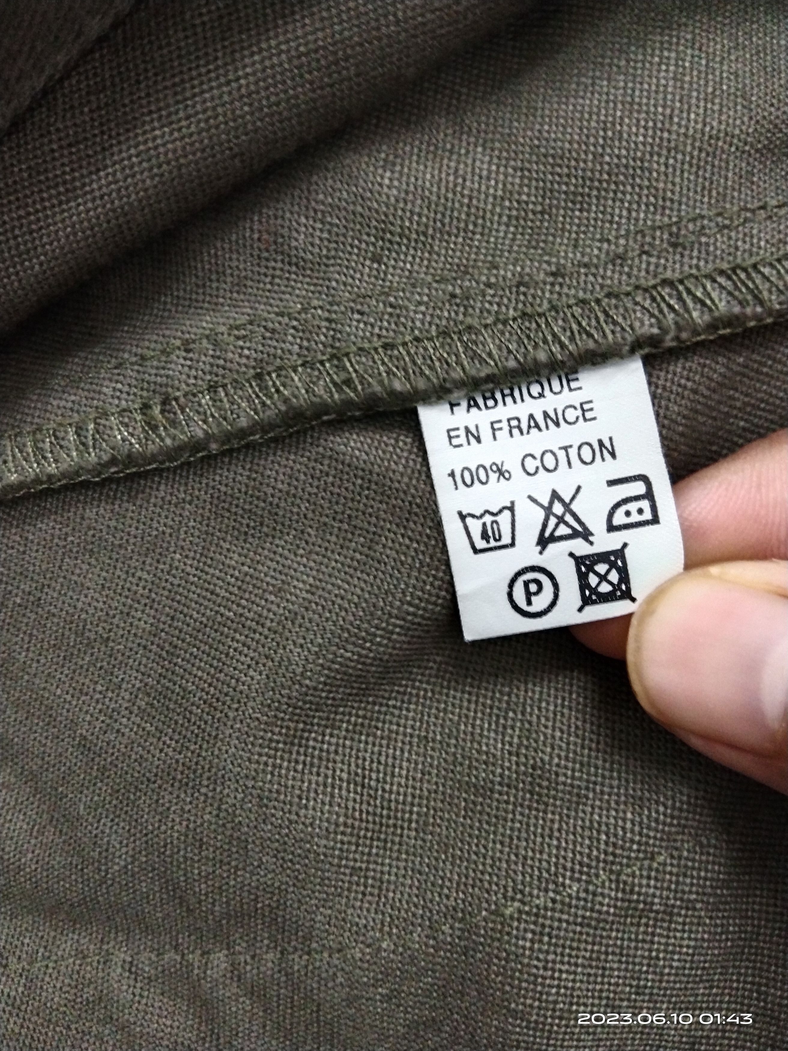 Vintage Vintage ARMEN France Workwear Cotton Canvas Smock Jacket Size US M / EU 48-50 / 2 - 7 Thumbnail