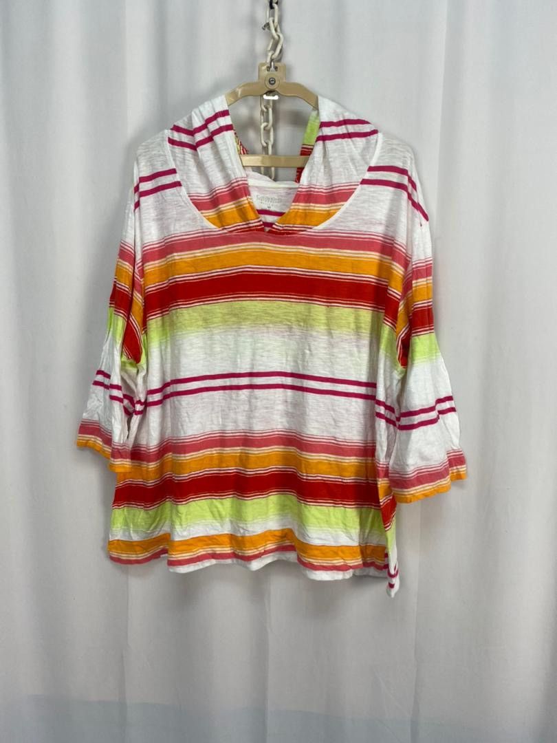 Calvin Klein Unisex multicolor hoodie beggie shirt by Calvin Klein Size US M / EU 48-50 / 2 - 7 Thumbnail