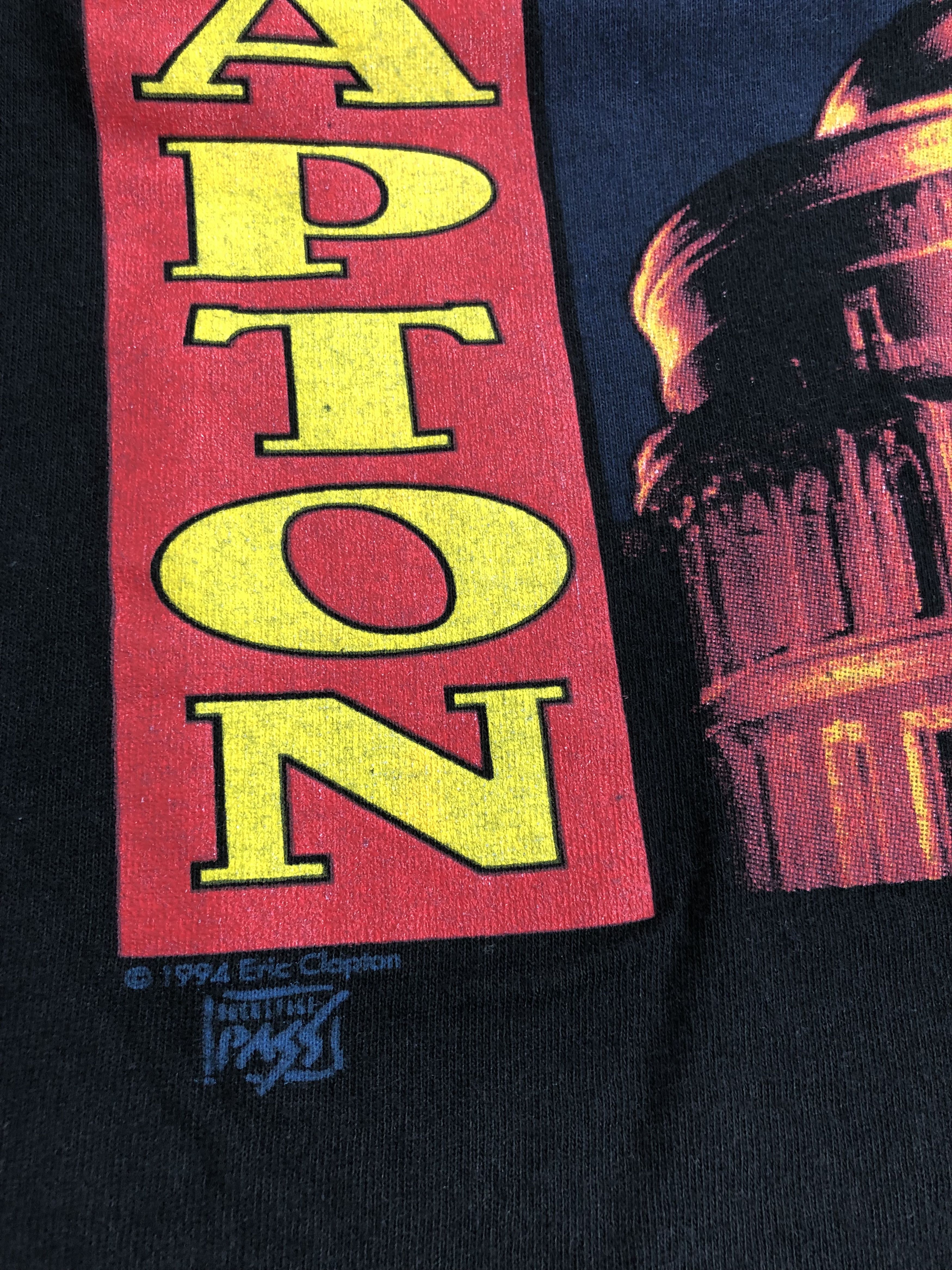 Band Tees Vintage 1994 Eric Clapton (Elton John Bruce Springsteen) Size US L / EU 52-54 / 3 - 6 Thumbnail