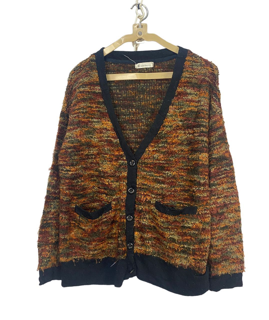 Japanese Brand Soulberry wool cardigan shirt Size M / US 6-8 / IT 42-44 - 1 Thumbnail