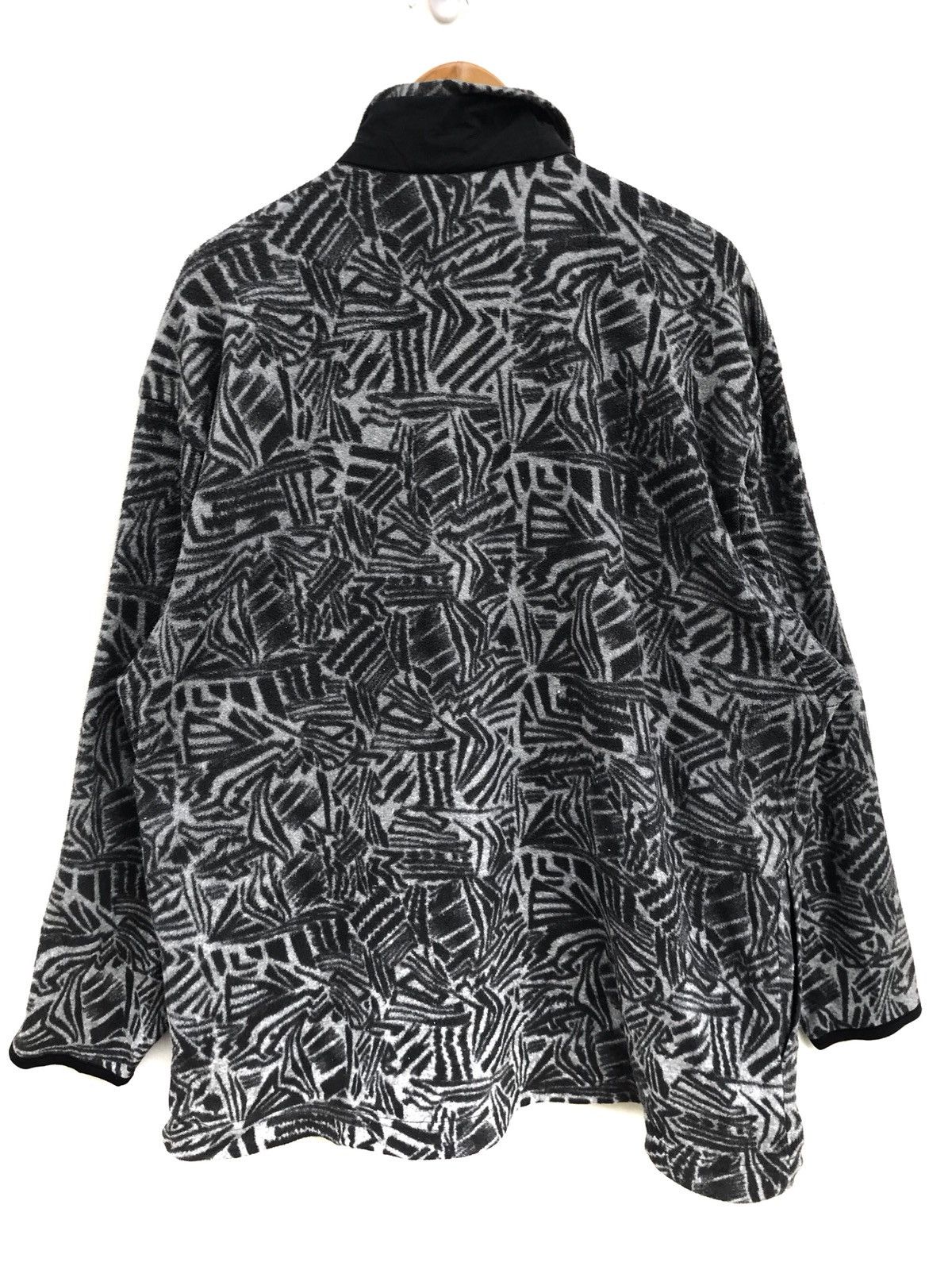 Adidas Vintage Adidas All Over Print Fleece Jacket Size US L / EU 52-54 / 3 - 2 Thumbnail