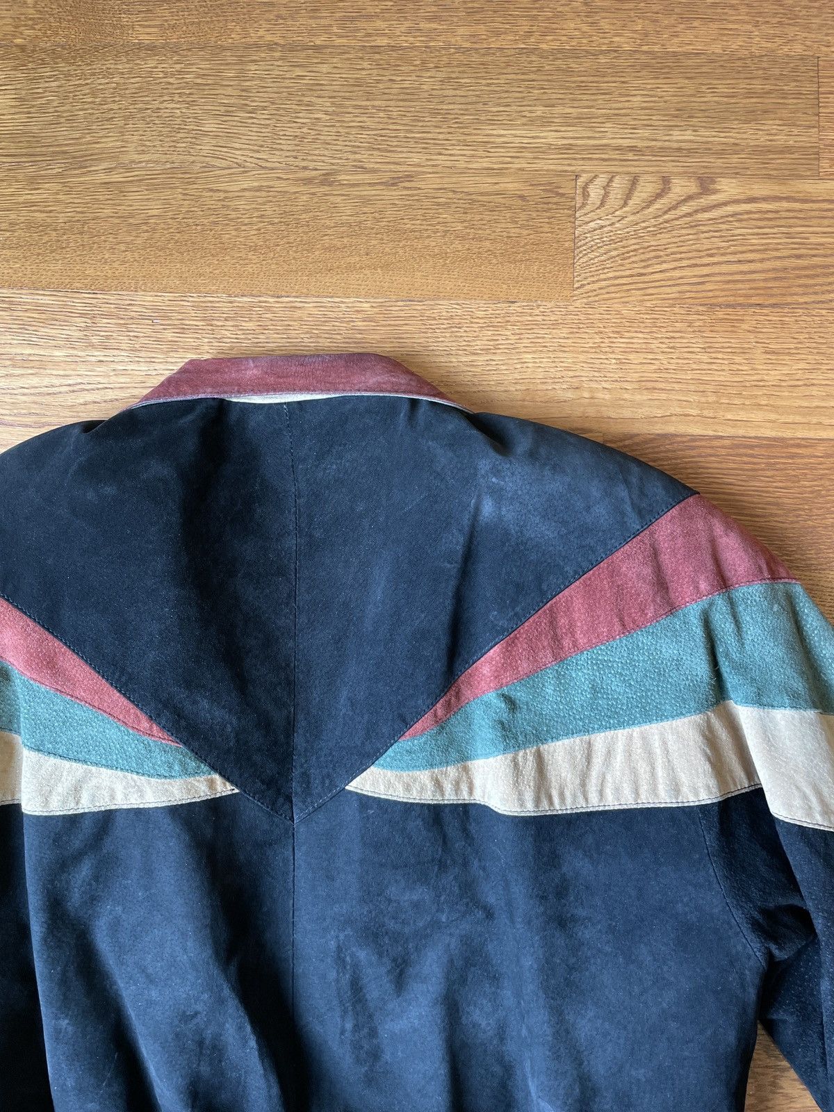 Vintage Vintage korean suede leather bomber jacket Size US M / EU 48-50 / 2 - 5 Thumbnail