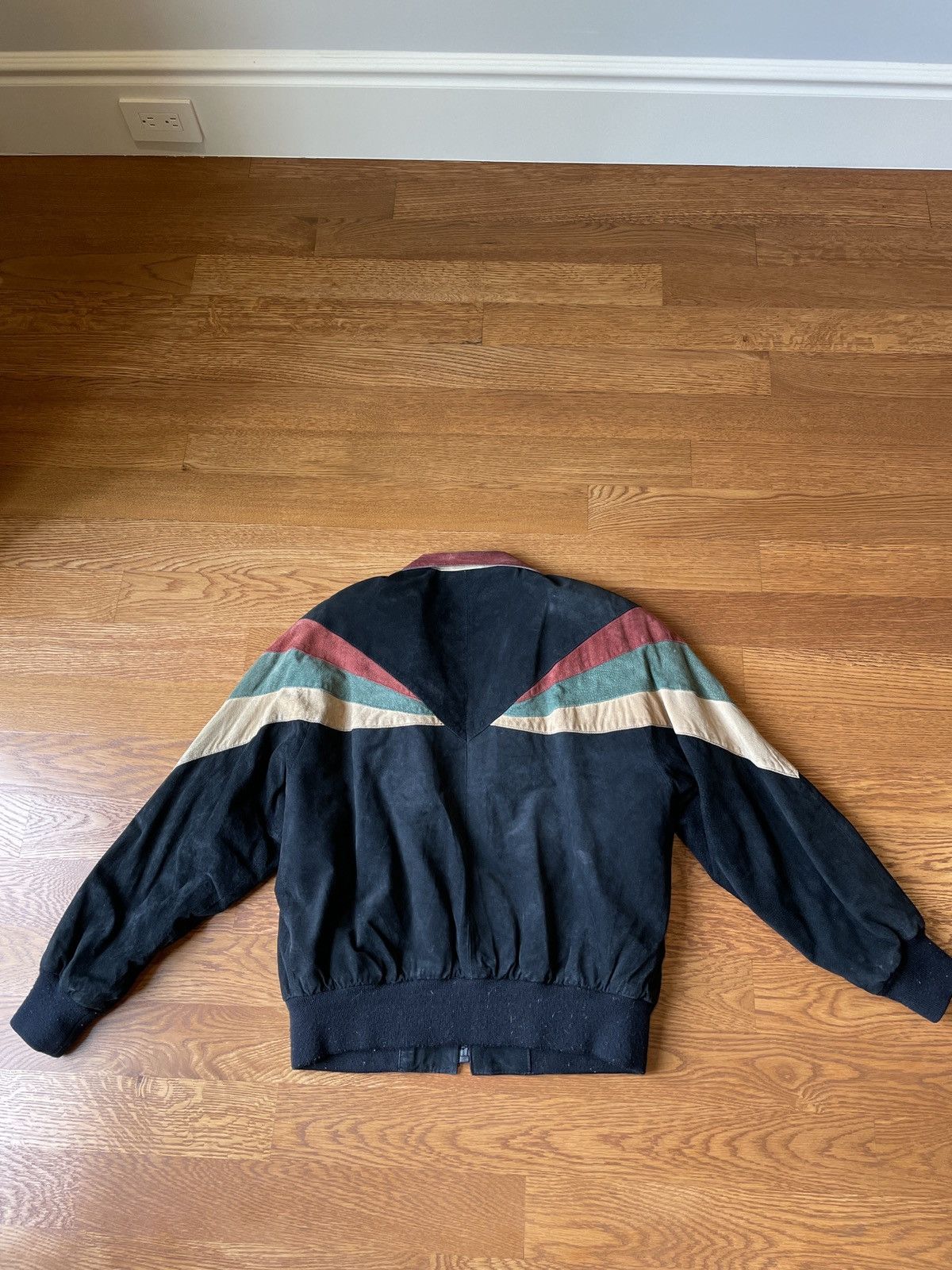 Vintage Vintage korean suede leather bomber jacket Size US M / EU 48-50 / 2 - 3 Thumbnail