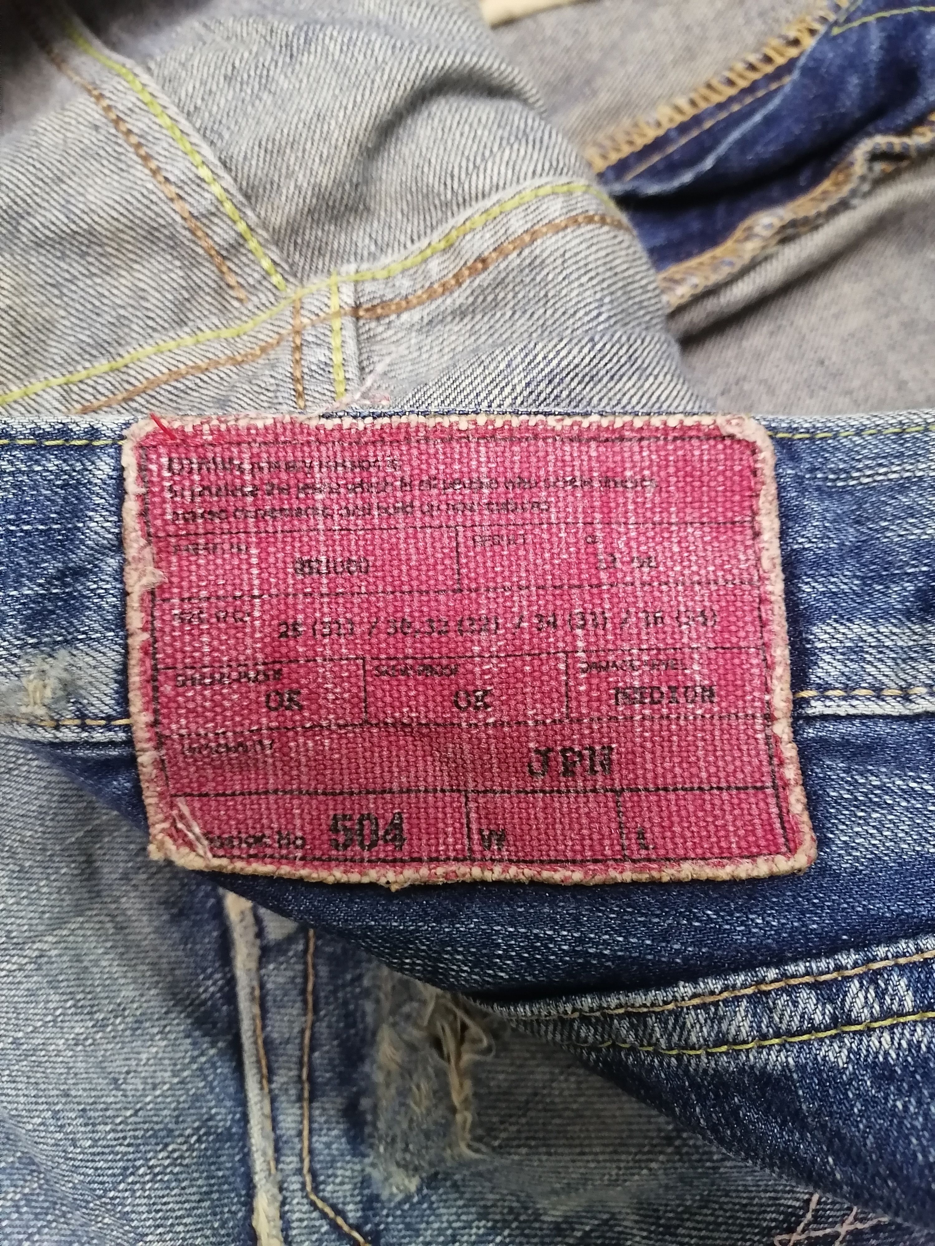 Japanese Brand Edwin Burilio Divino Rip Sedi Distressed Denim Pant Size US 36 / EU 52 - 14 Thumbnail