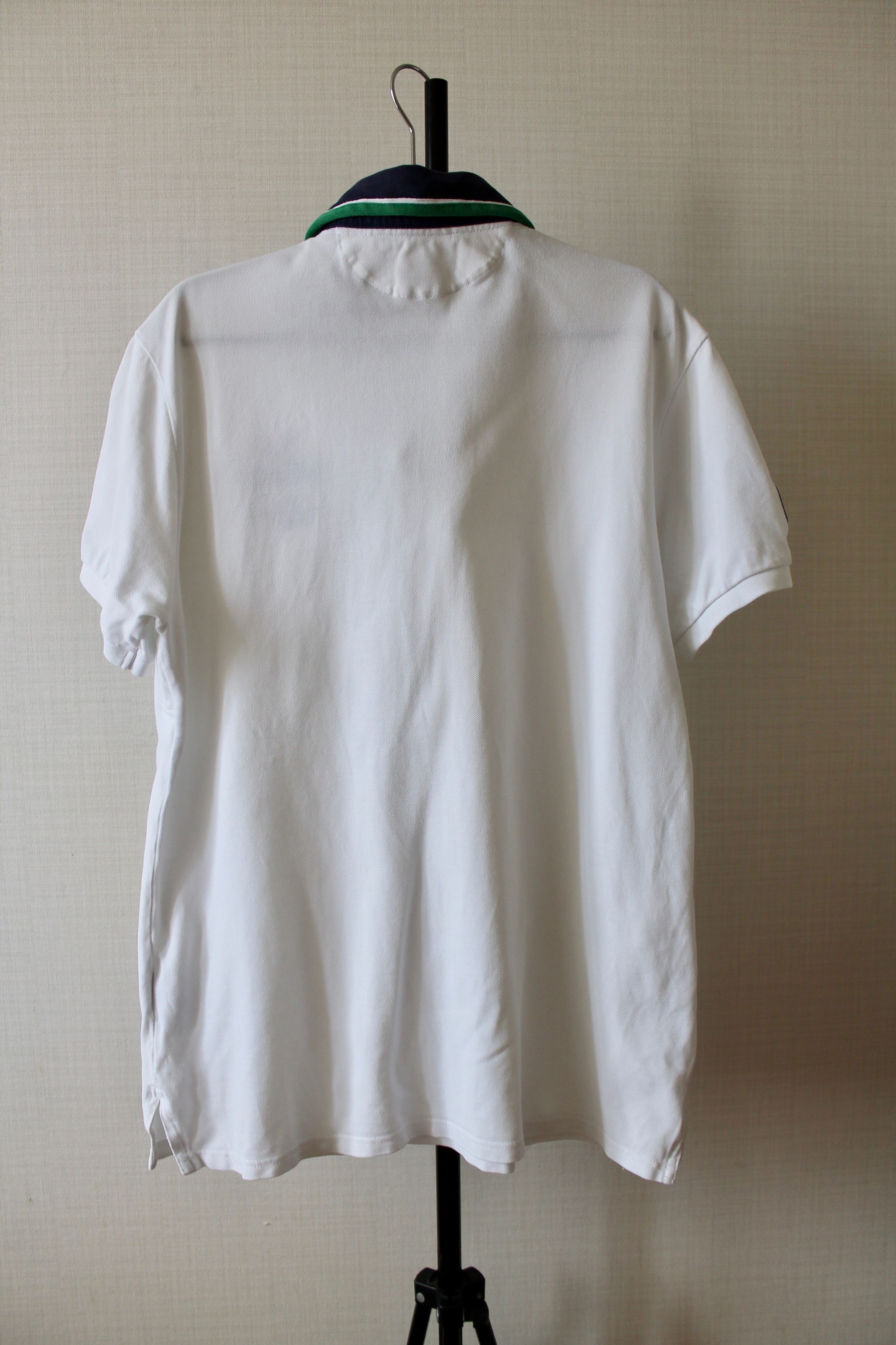 Polo Ralph Lauren × Ralph Lauren × Vintage Polo Ralph Lauren Yacht CLub 1967 Q. Pier 18 Flag Shirt Size US L / EU 52-54 / 3 - 7 Thumbnail