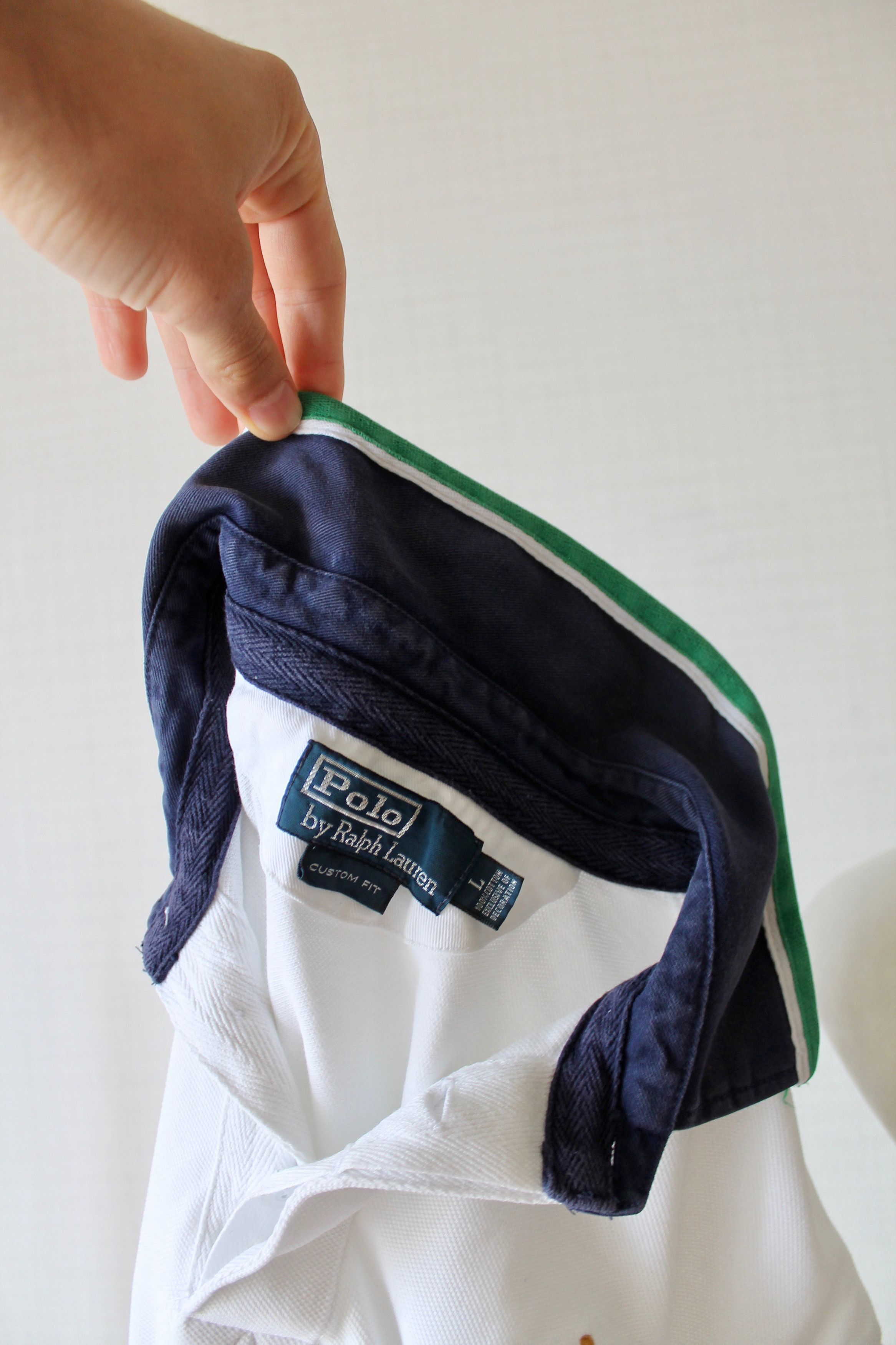 Polo Ralph Lauren × Ralph Lauren × Vintage Polo Ralph Lauren Yacht CLub 1967 Q. Pier 18 Flag Shirt Size US L / EU 52-54 / 3 - 13 Thumbnail