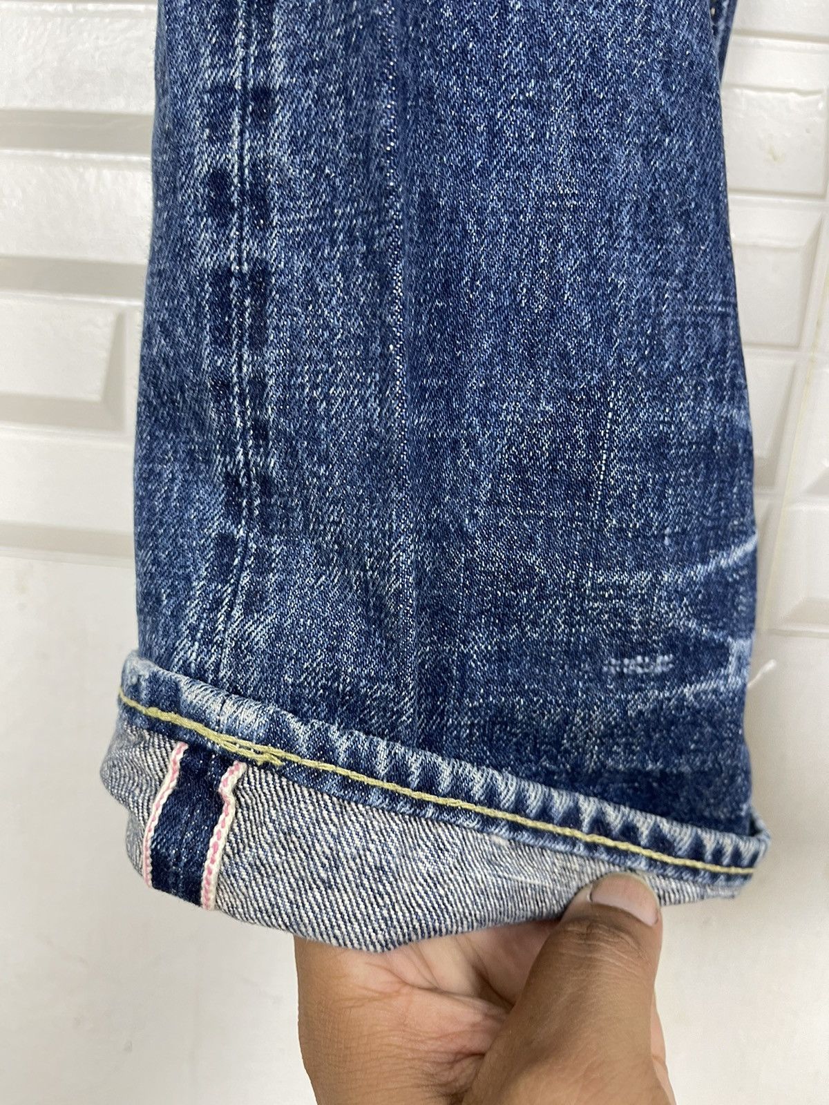 Sugar Cane × Vintage ❌SUMMER SALE❌Vtg Distressed Jeans SUGAR CANE Lot901 Selvedge Size US 32 / EU 48 - 8 Thumbnail