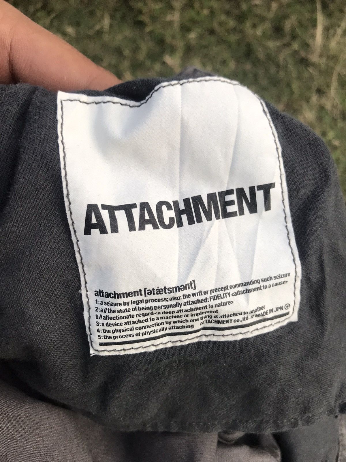 Attachment × Japanese Brand × Kazuyuki Kumagai Attachment 🔥BEST OFFER🔥Attachment cargo pants nice design Size US 31 - 9 Thumbnail