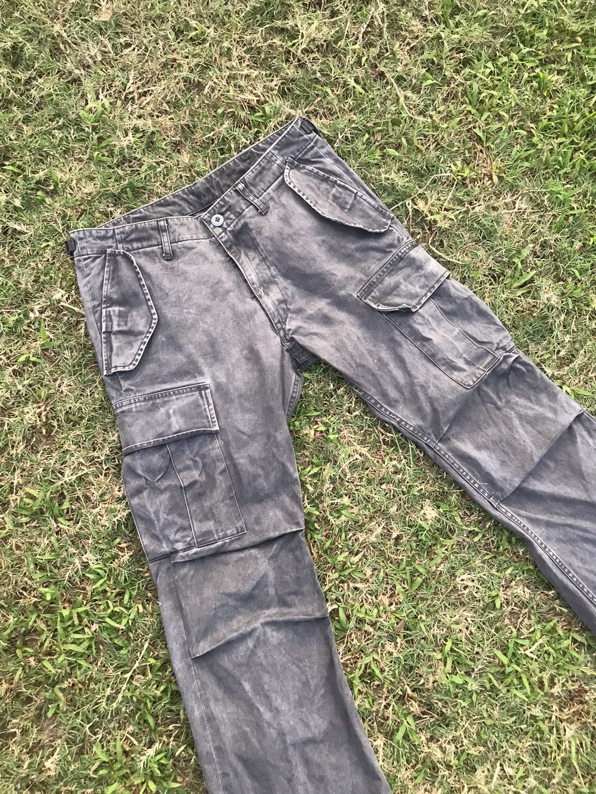 Attachment × Japanese Brand × Kazuyuki Kumagai Attachment 🔥BEST OFFER🔥Attachment cargo pants nice design Size US 31 - 5 Thumbnail
