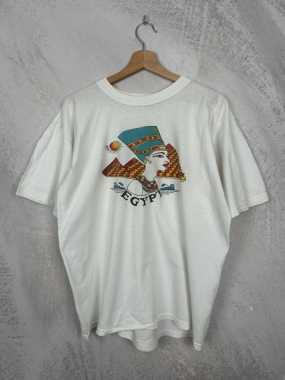 Vintage Vintage Egypt Graphic Tee Pharaoh Rare Hype Graphic Tee Size US L / EU 52-54 / 3 - 1 Thumbnail