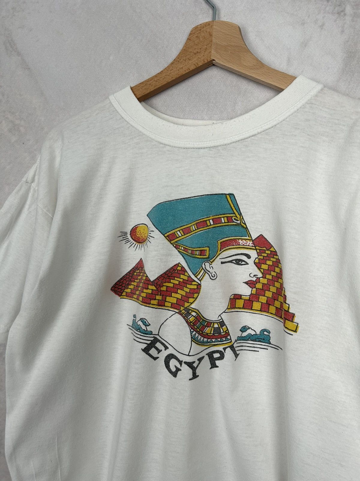 Vintage Vintage Egypt Graphic Tee Pharaoh Rare Hype Graphic Tee Size US L / EU 52-54 / 3 - 3 Thumbnail
