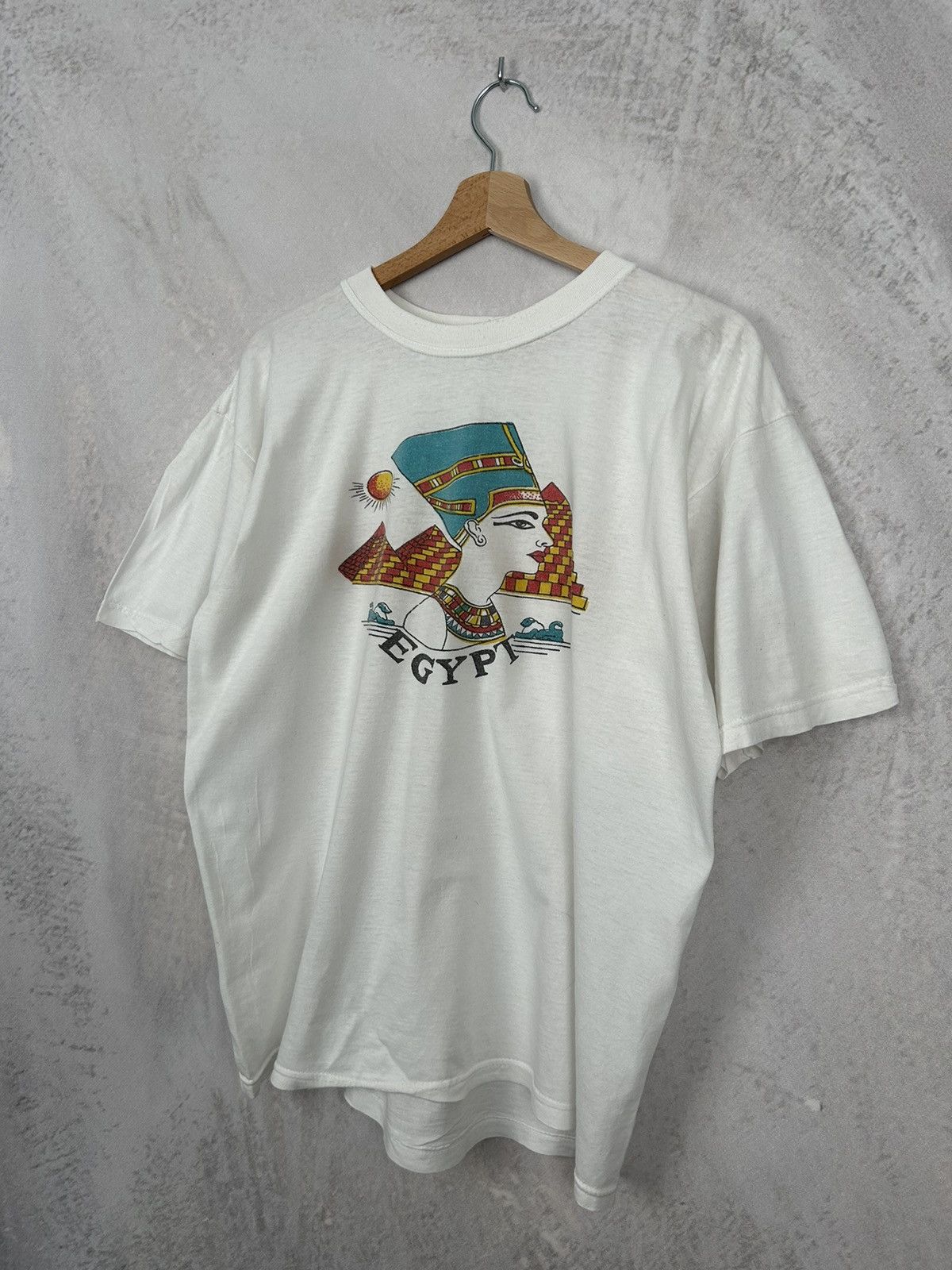 Vintage Vintage Egypt Graphic Tee Pharaoh Rare Hype Graphic Tee Size US L / EU 52-54 / 3 - 2 Thumbnail