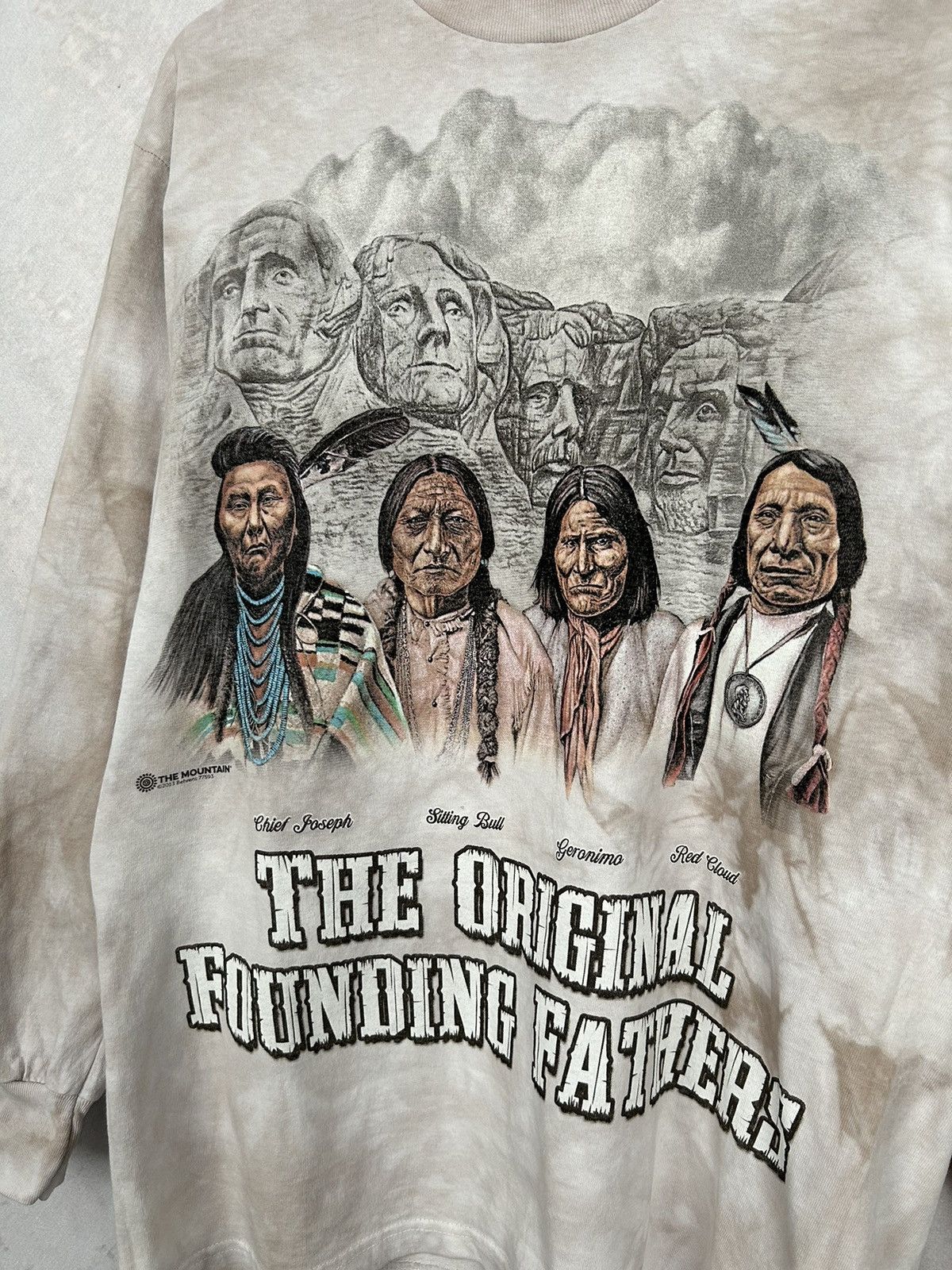 Other Vintage Mount Rushmore Tie Dye 90s USA Longsleeve Size US M / EU 48-50 / 2 - 3 Thumbnail
