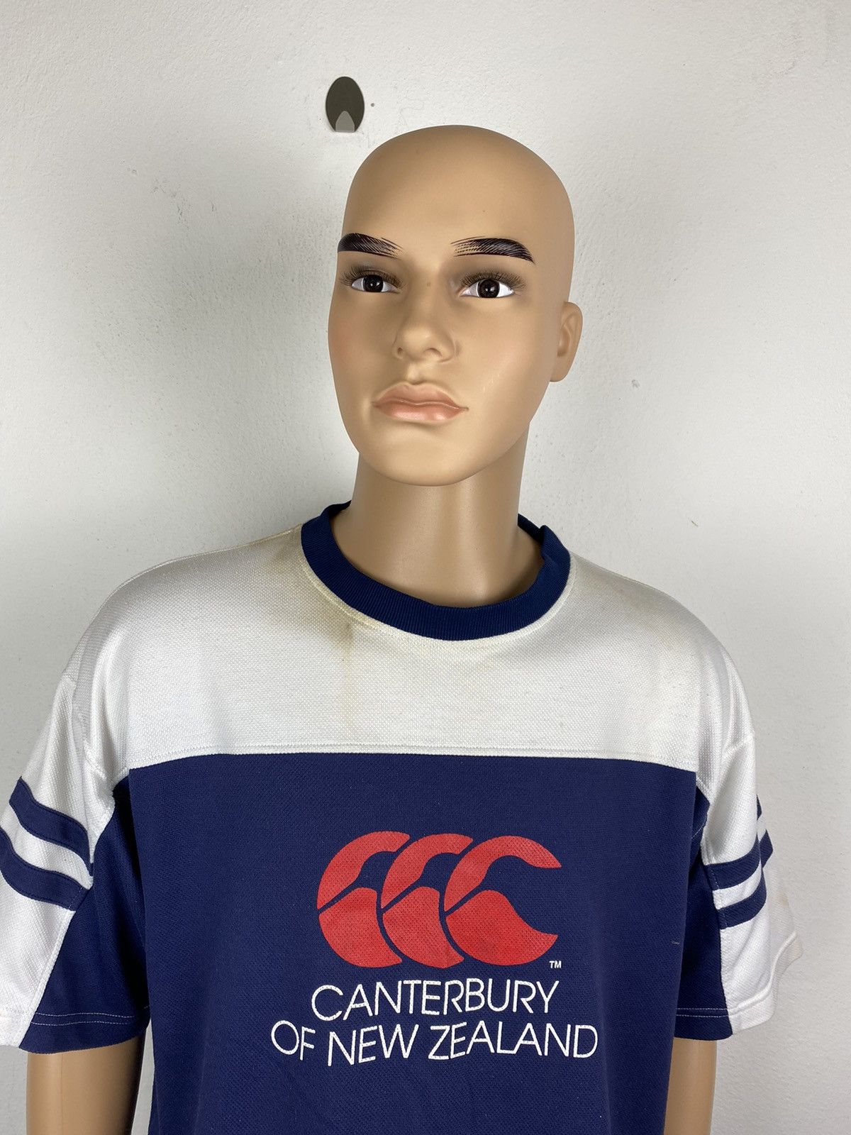 Canterbury of New Zealand × NFL × Vintage Vintage Canterbury Of New Zealand Big Logo T-Shirt Size US XL / EU 56 / 4 - 3 Thumbnail