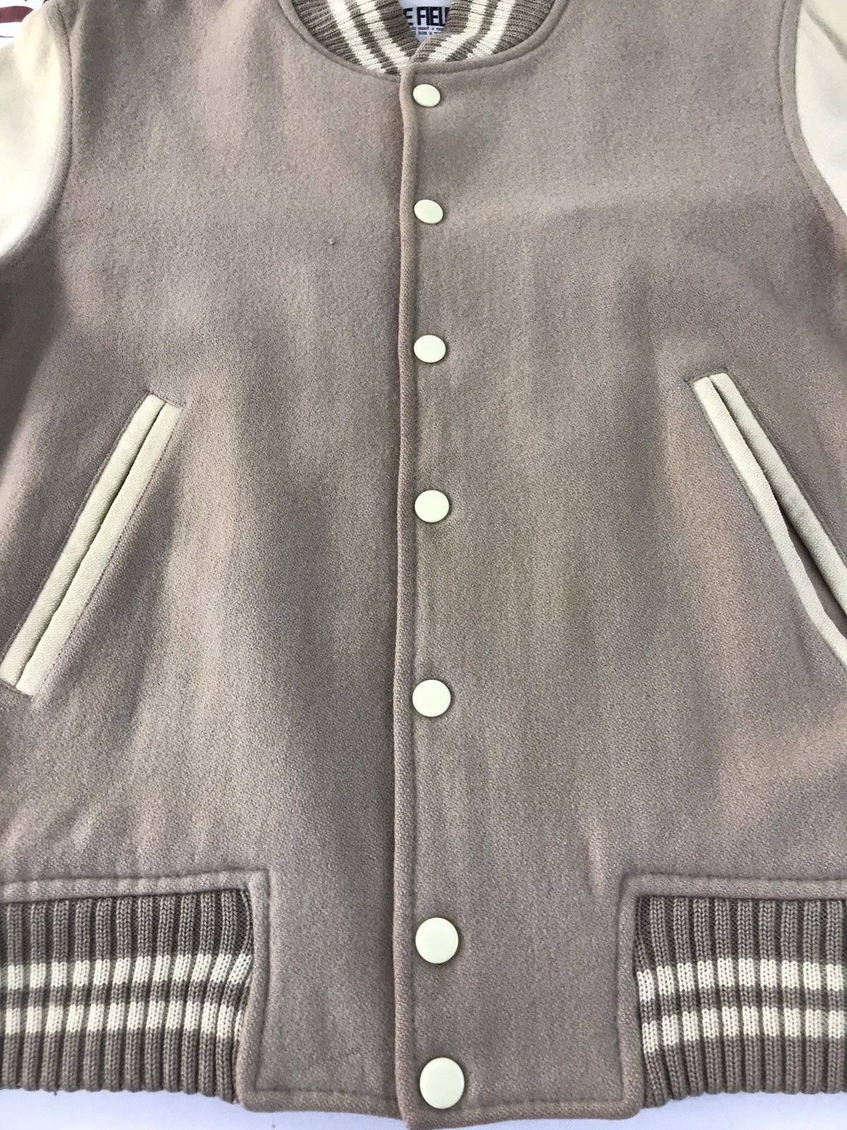 Vintage Vintage Varsity Jacket Pine Fields Snap Button Up Design Size US M / EU 48-50 / 2 - 6 Thumbnail