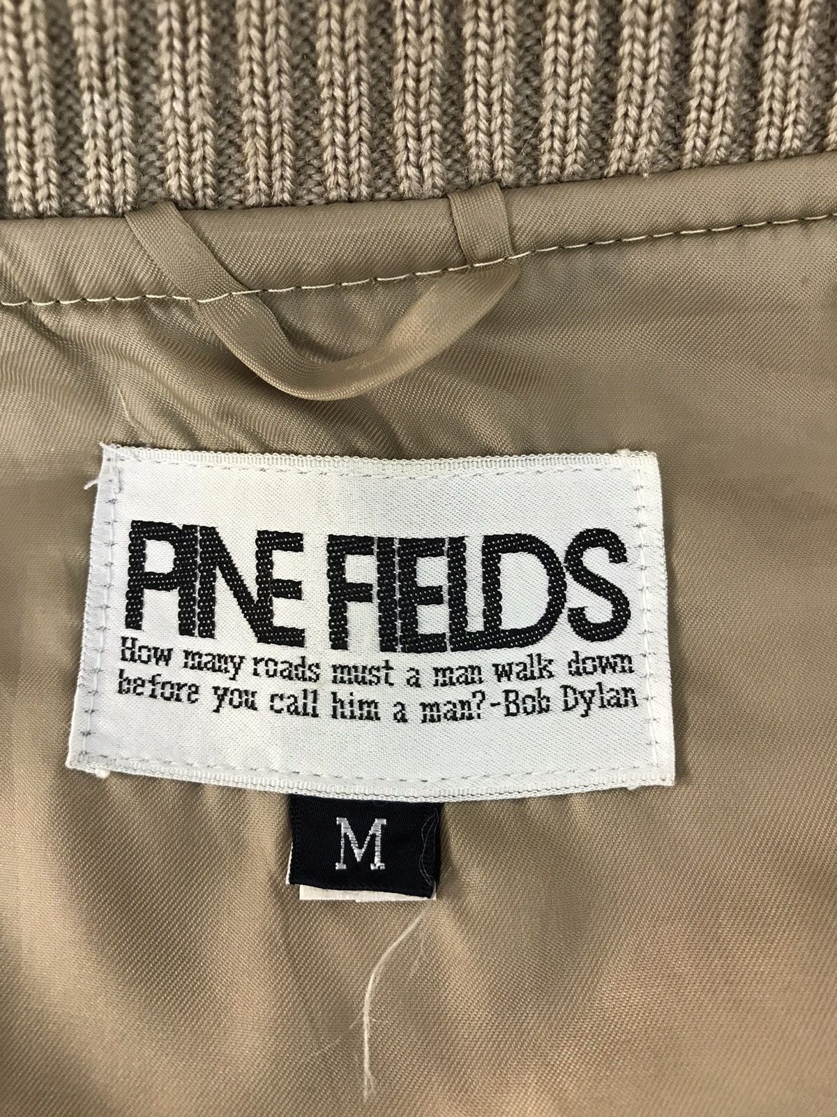 Vintage Vintage Varsity Jacket Pine Fields Snap Button Up Design Size US M / EU 48-50 / 2 - 10 Thumbnail