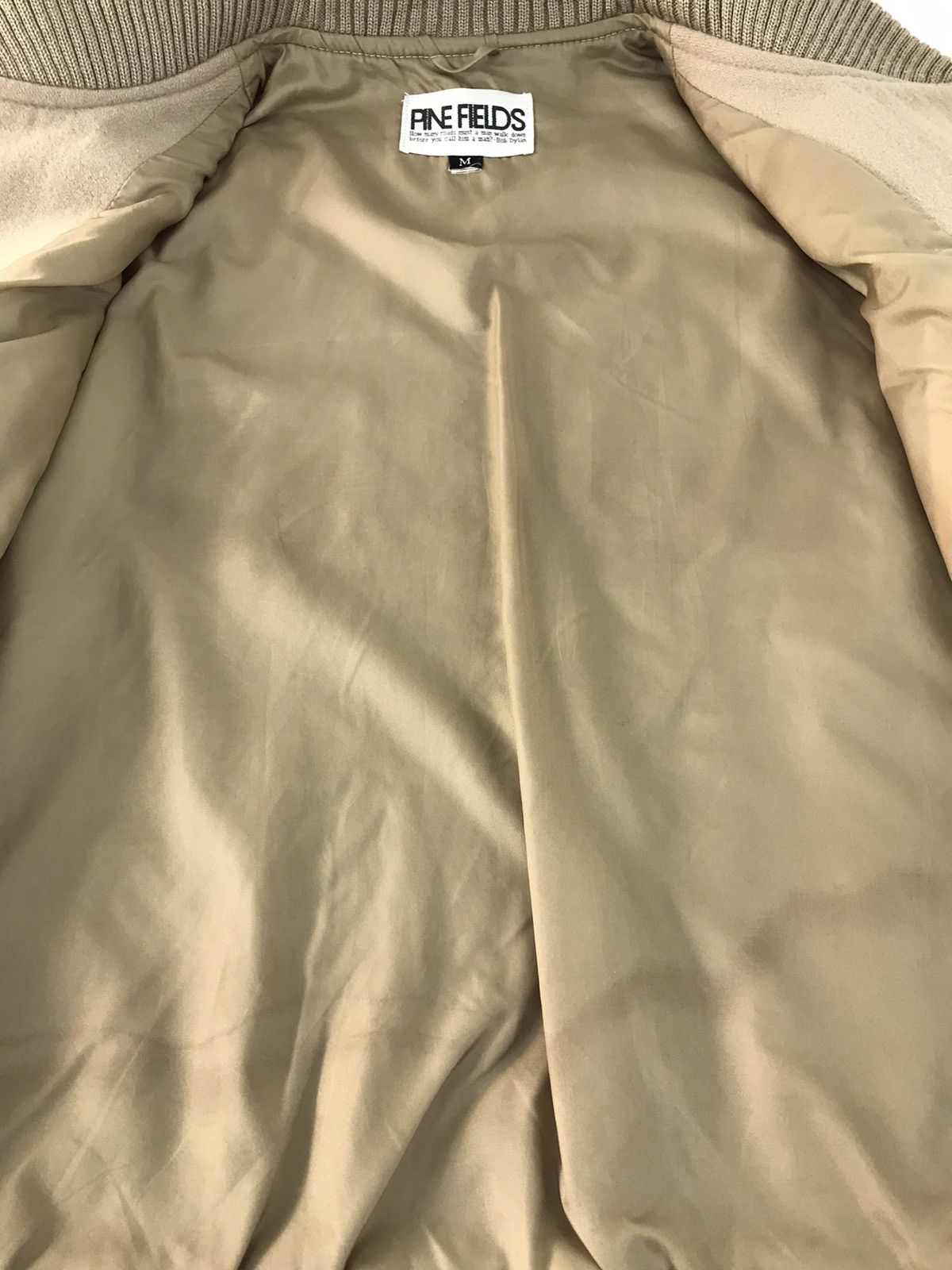 Vintage Vintage Varsity Jacket Pine Fields Snap Button Up Design Size US M / EU 48-50 / 2 - 9 Thumbnail