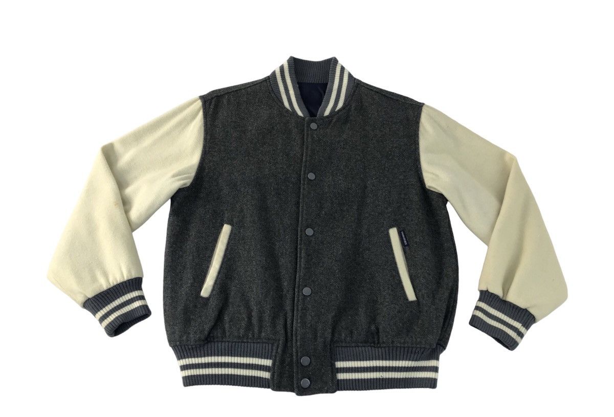 Japanese Brand Vintage Varsity Jacket Sam Sport Distressed Snap Button Size US M / EU 48-50 / 2 - 1 Thumbnail