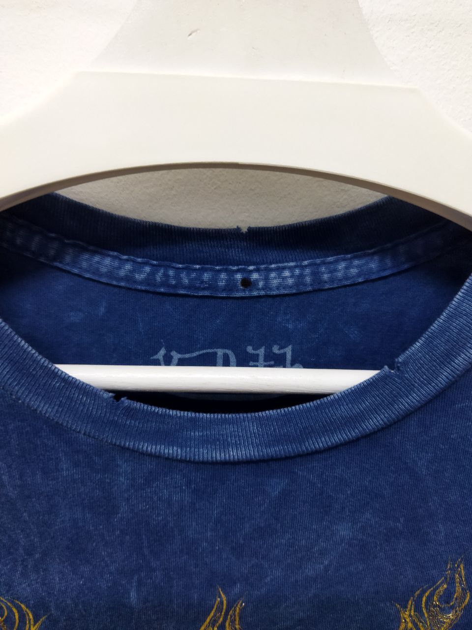 Von Dutch Von Dutch Skull Acid Wash Distressed Tshirt Size US L / EU 52-54 / 3 - 4 Thumbnail