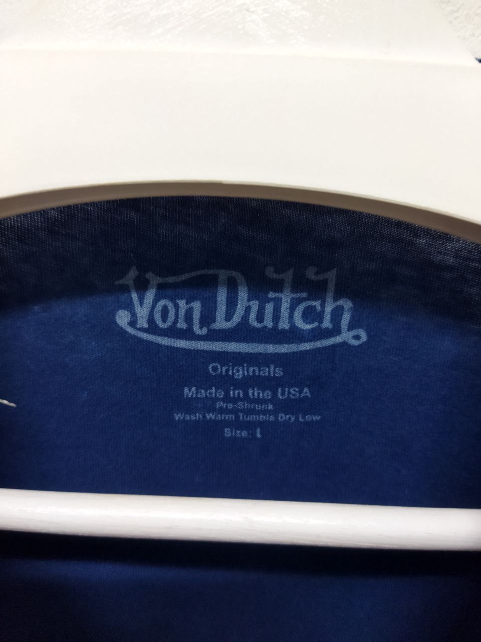 Von Dutch Von Dutch Skull Acid Wash Distressed Tshirt Size US L / EU 52-54 / 3 - 5 Thumbnail