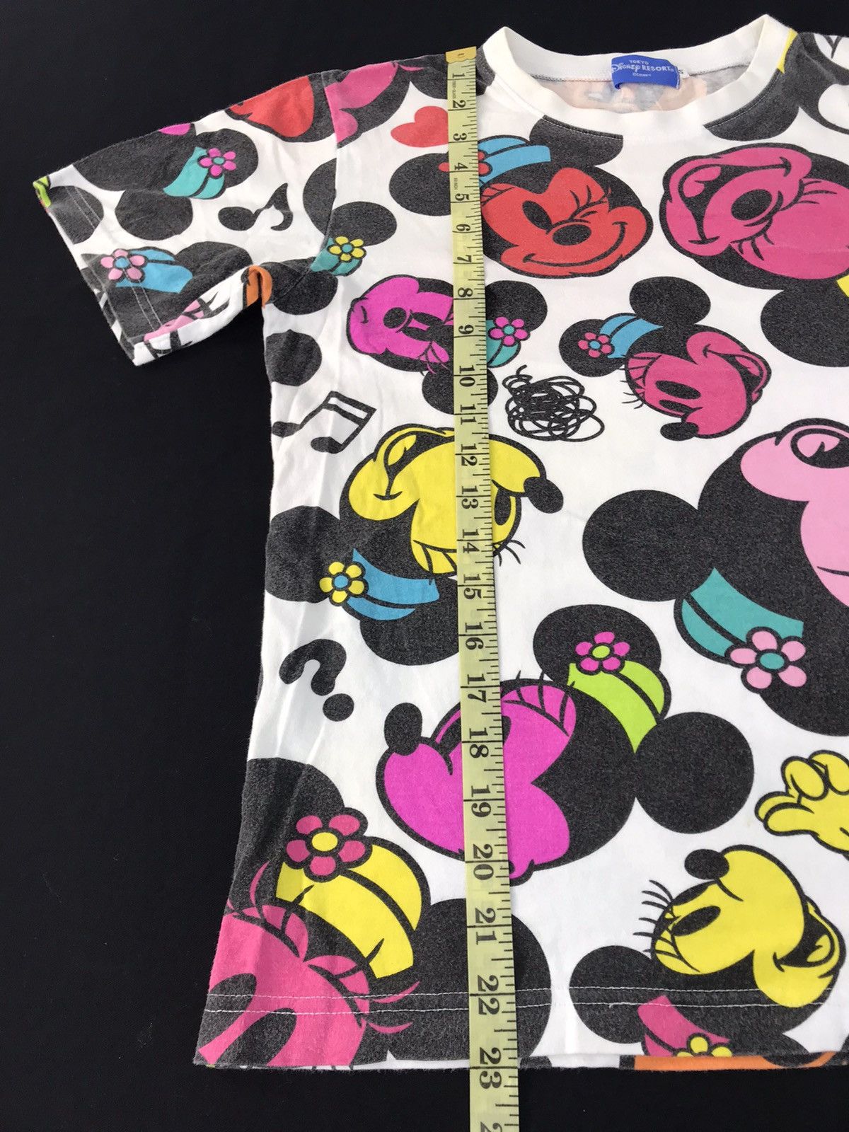 Cartoon Network × Disney × Mickey Mouse Disney Resort Tokyo Minnie Mouse Over Print Multicolour Tee Size S / US 4 / IT 40 - 8 Thumbnail