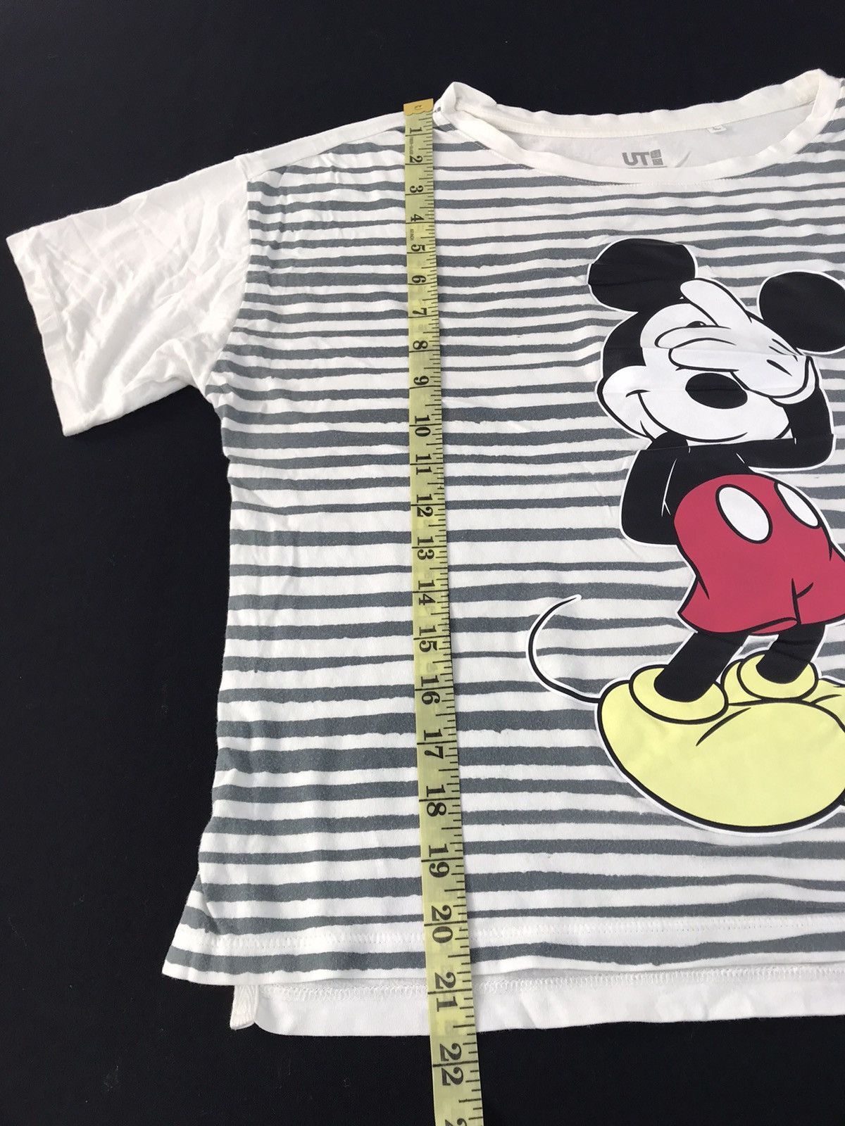 Disney Disney Striped Big Printed Tee T-shirt Inspired Designer Size L / US 10 / IT 46 - 8 Thumbnail