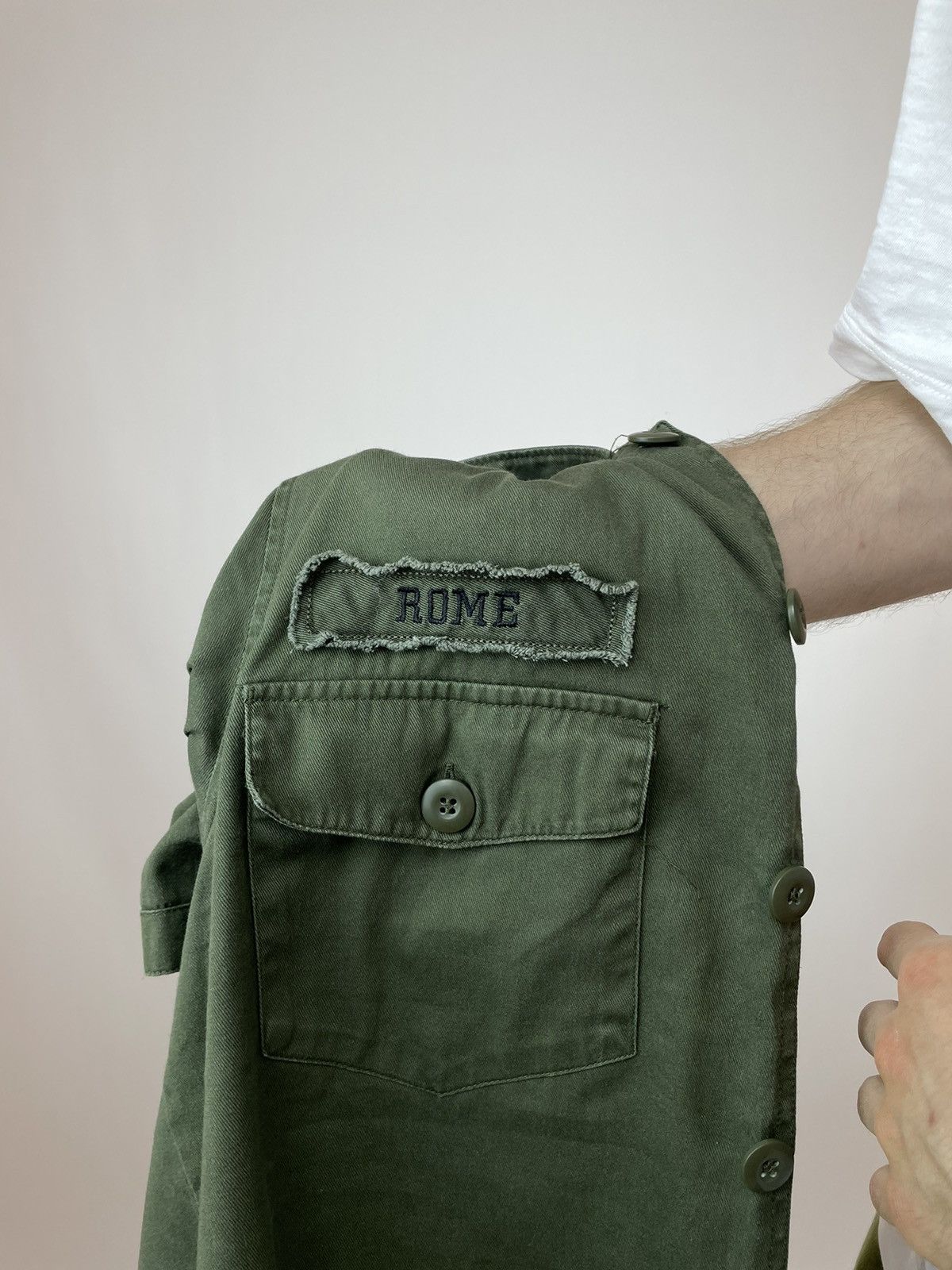 Hard Rock Cafe × Vintage Hard Rock Cafe ROMA Military shirt Mens size S Size US S / EU 44-46 / 1 - 9 Thumbnail