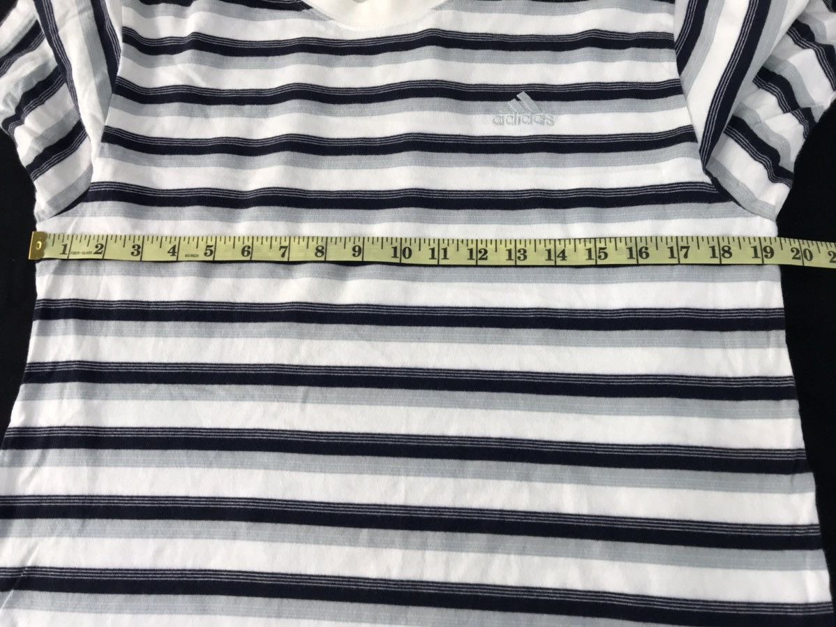 Adidas Adidas Athletic Sportswear Striped Printed Tee Size US M / EU 48-50 / 2 - 7 Thumbnail