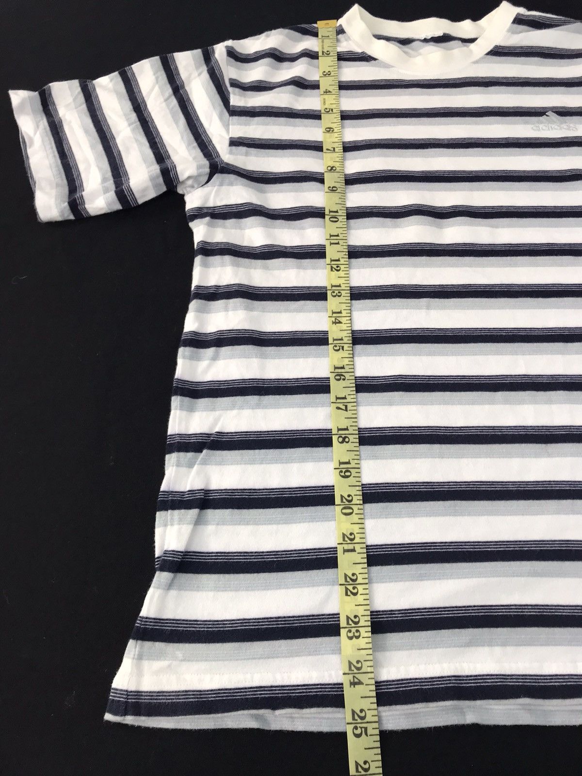 Adidas Adidas Athletic Sportswear Striped Printed Tee Size US M / EU 48-50 / 2 - 8 Thumbnail