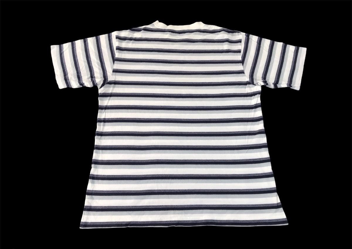 Adidas Adidas Athletic Sportswear Striped Printed Tee Size US M / EU 48-50 / 2 - 2 Thumbnail